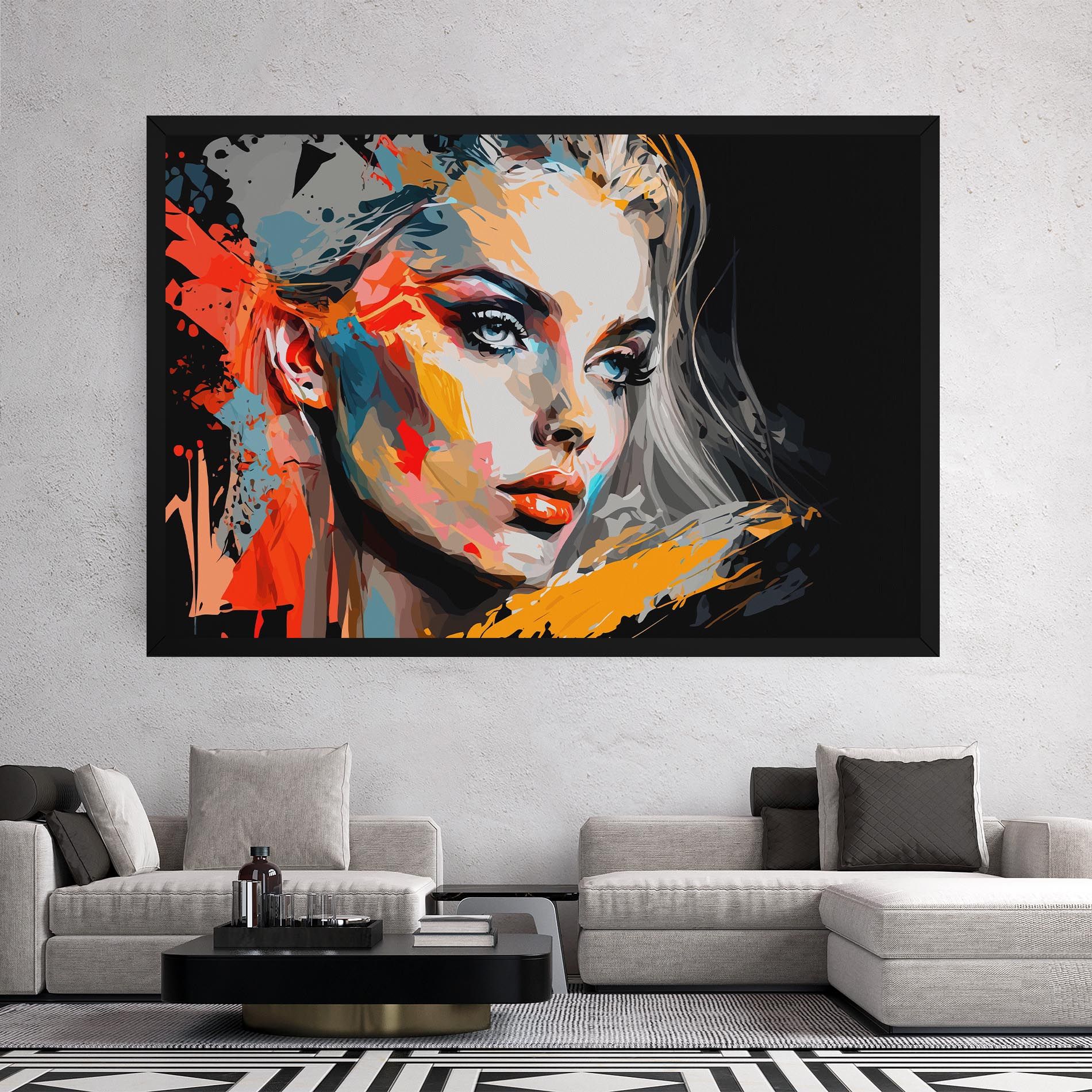 Blue Eye Face mockup 2