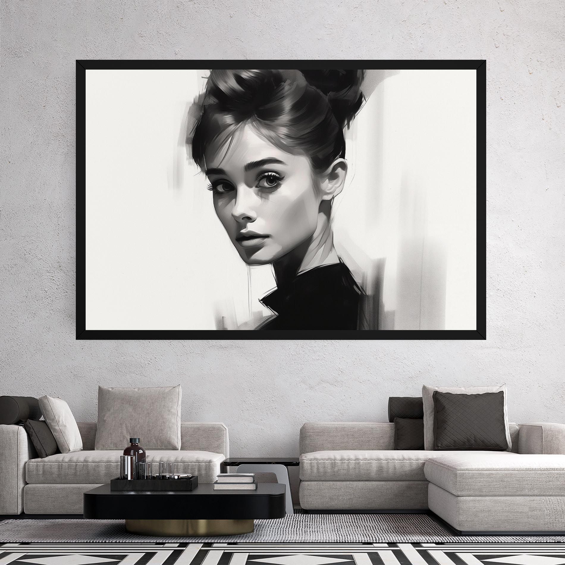 Hepburn Portrait mockup 2