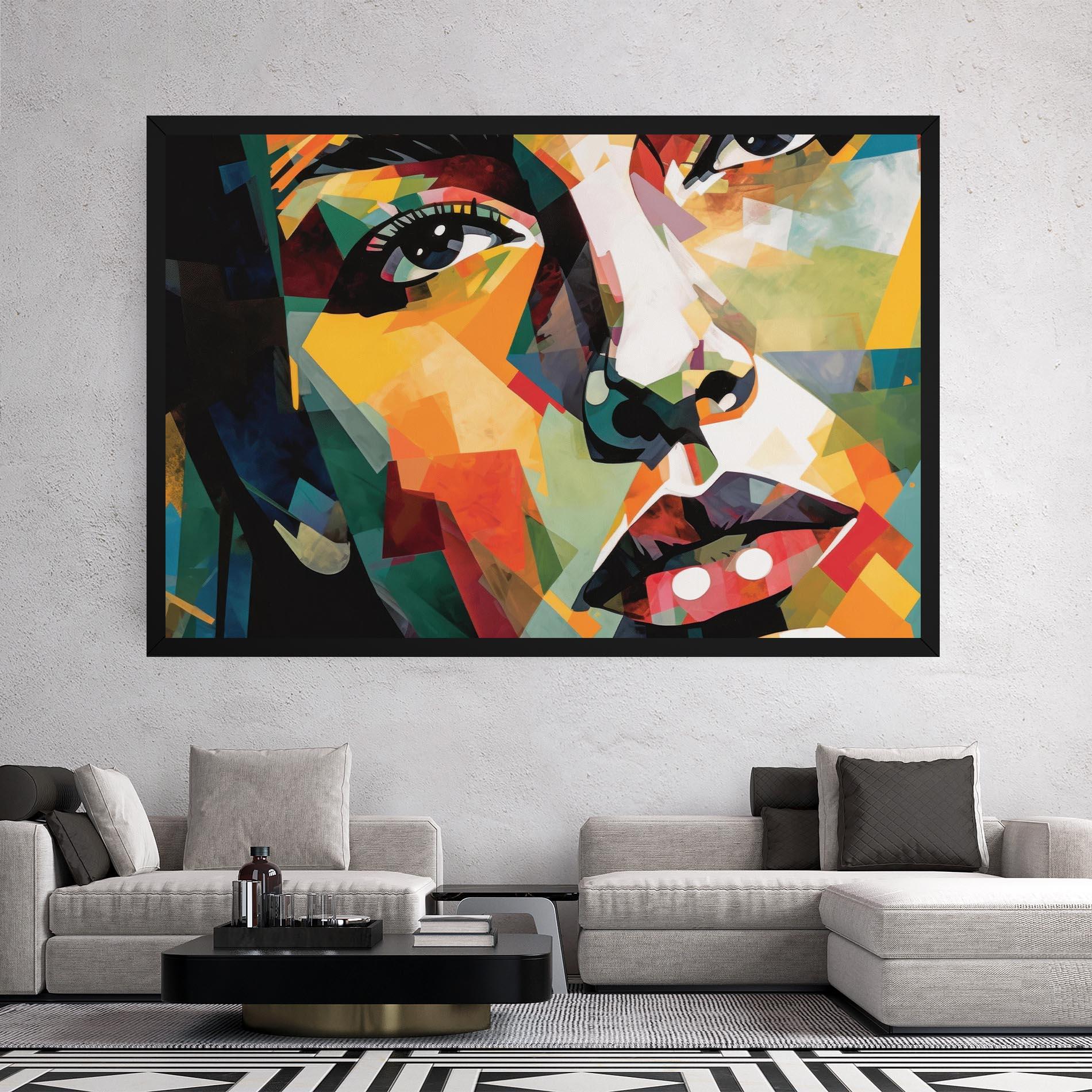 Vászonkép Neoexpressionism mockup 2