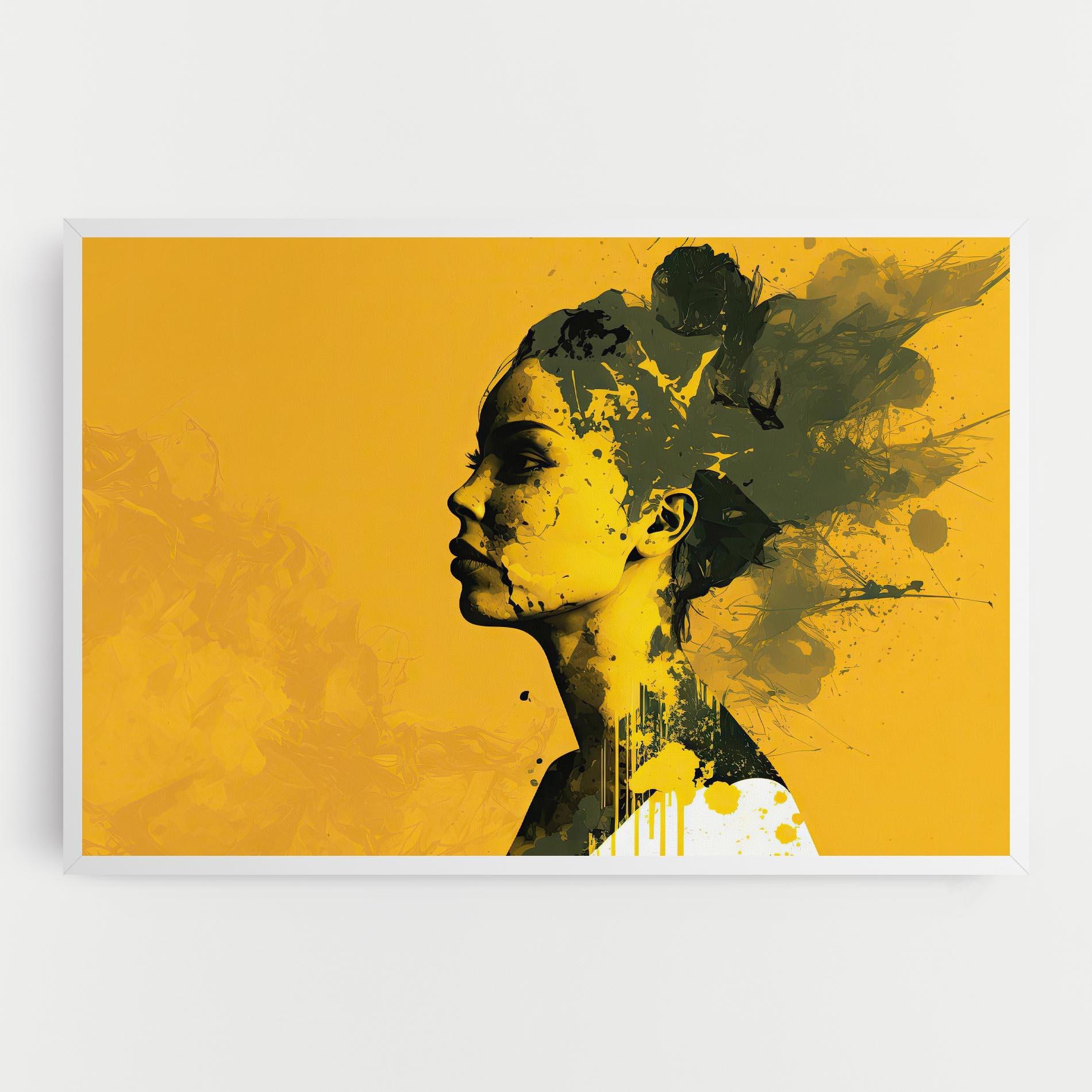 Vászonkép Thinking Yellow mockup 0