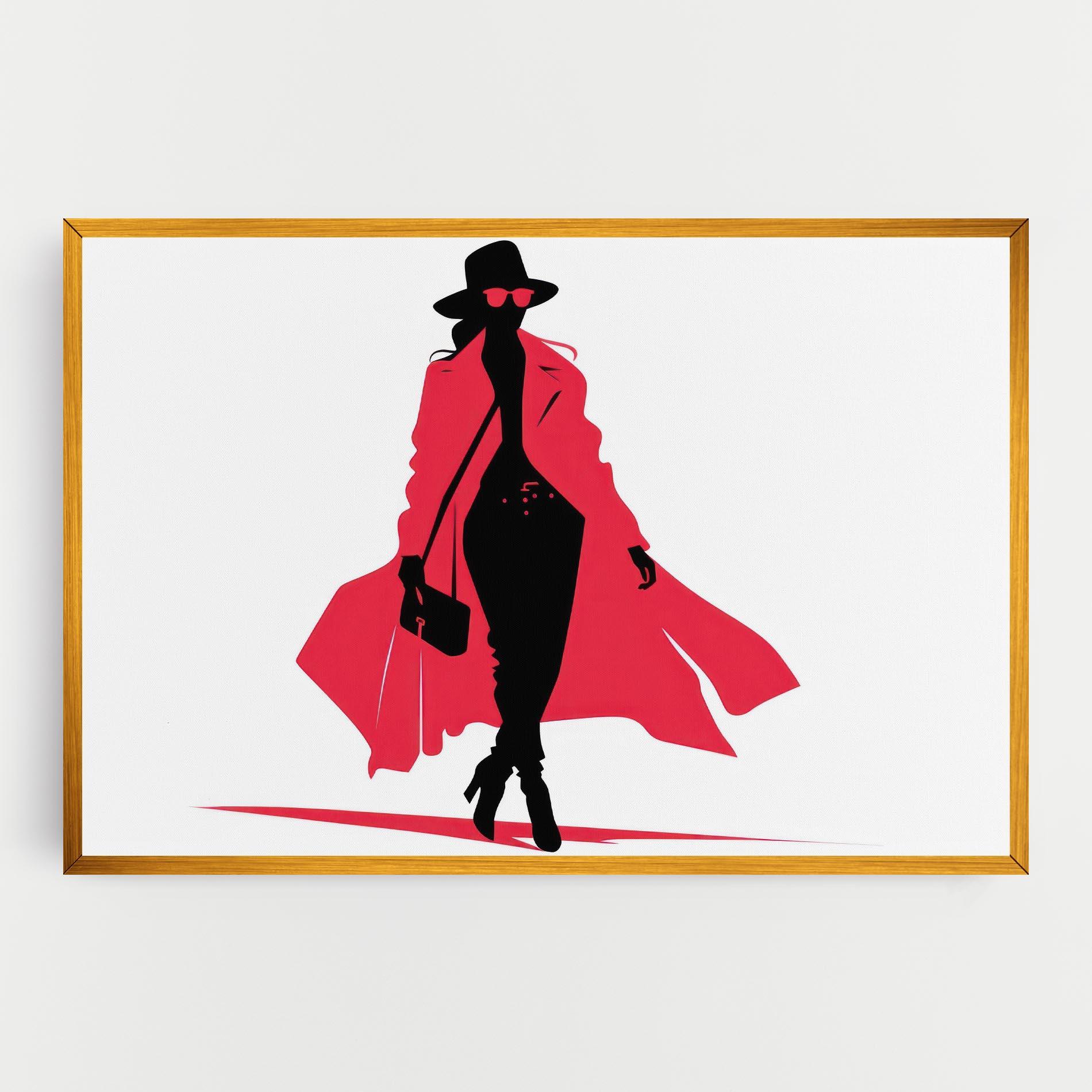 Vászonkép Pink Outfit Woman mockup 0