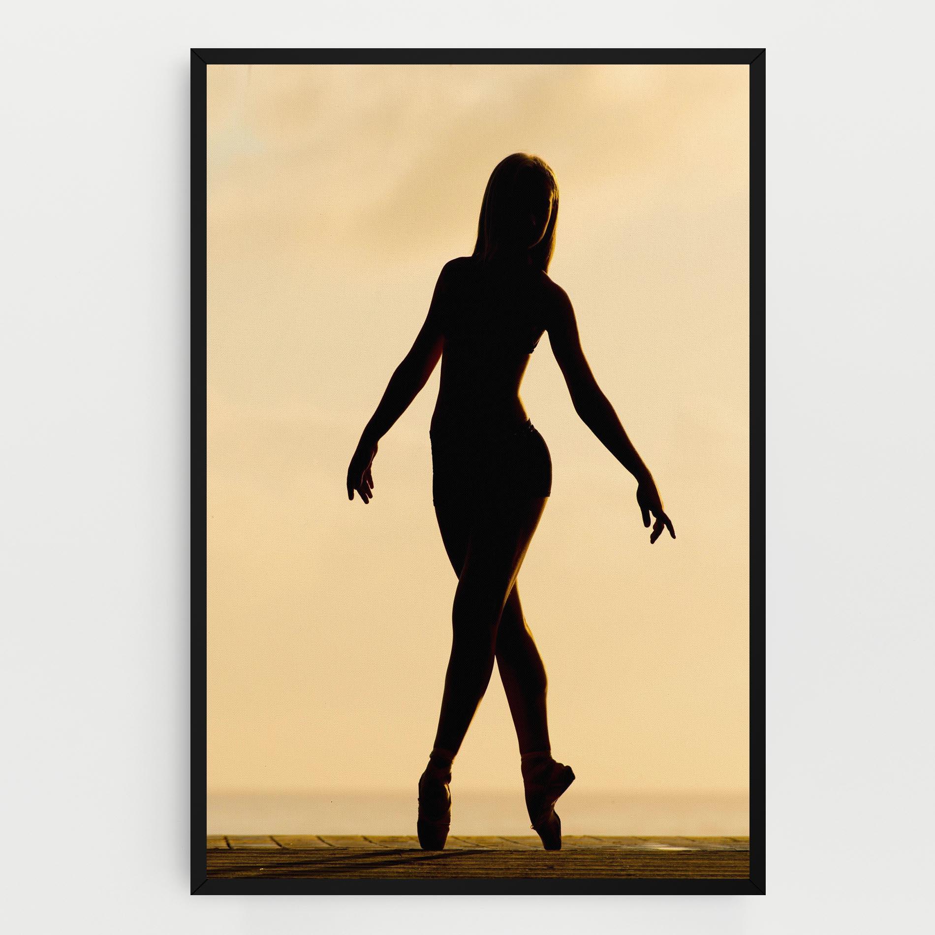 Vászonkép Ballet On Cream mockup 0