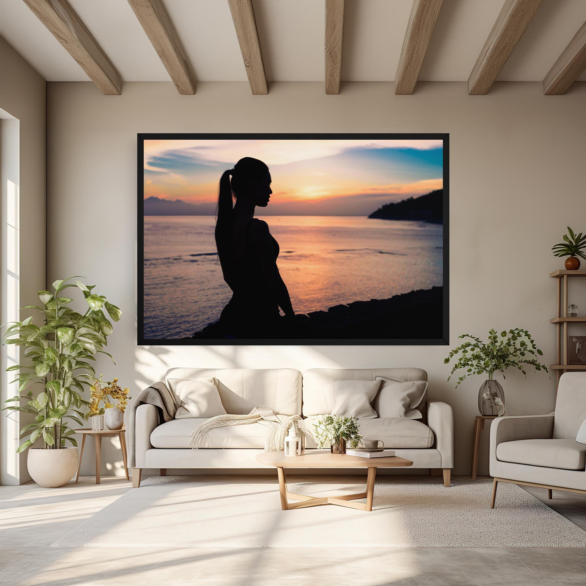 Vászonkép Beach Pretty View mockup 6