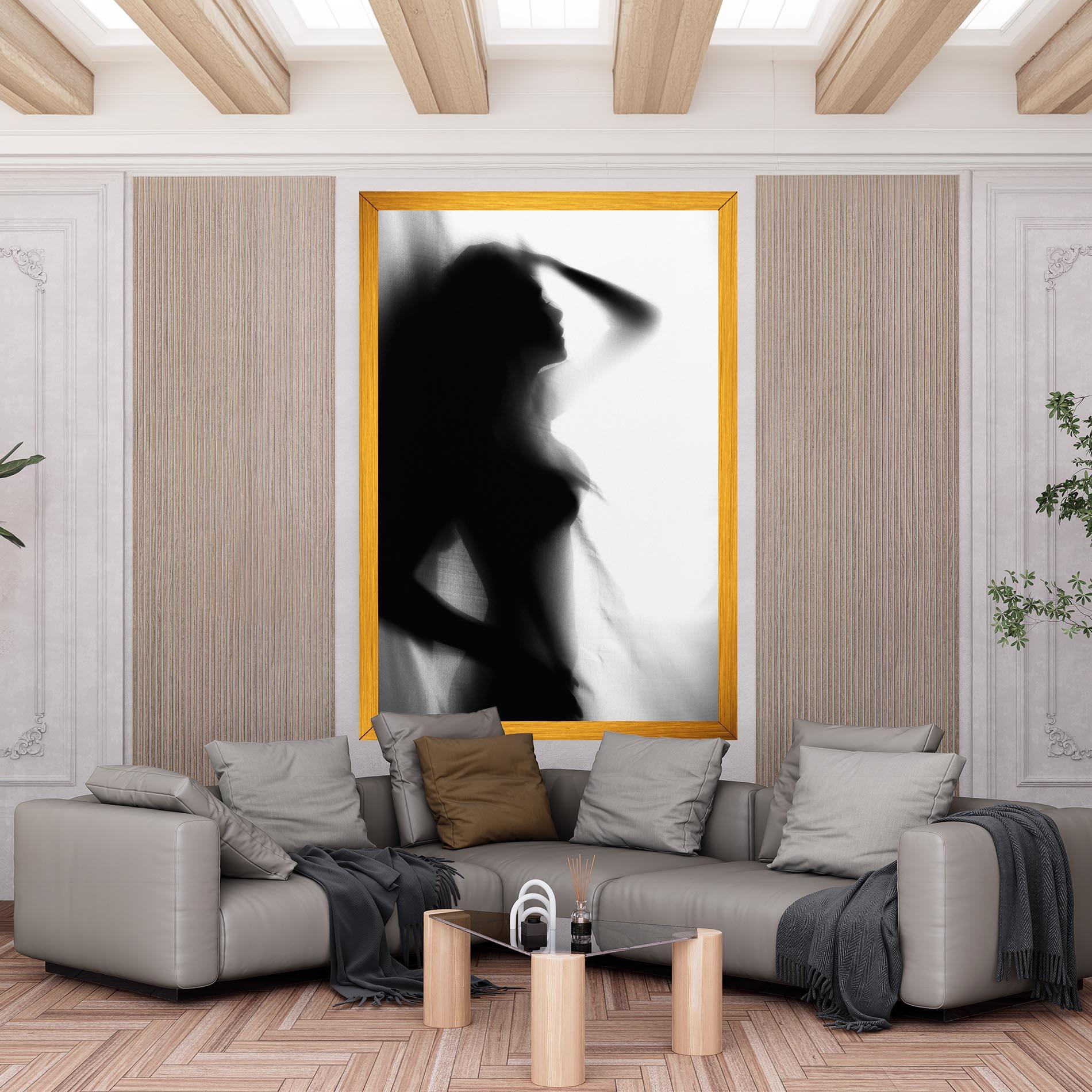 Vászonkép Blurred Girl mockup 6