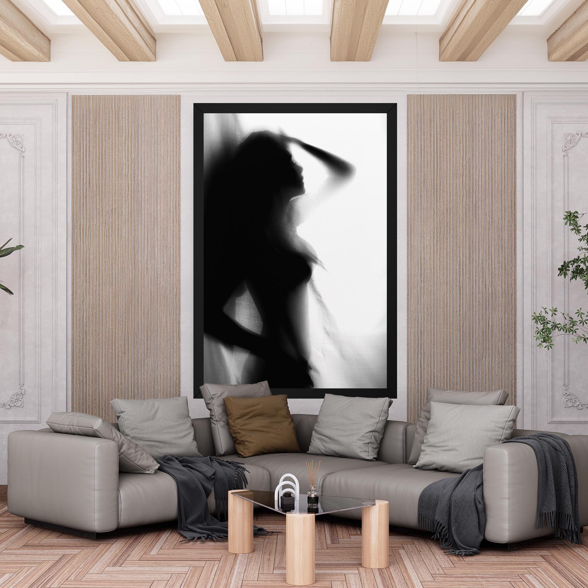 Vászonkép Blurred Girl mockup 6
