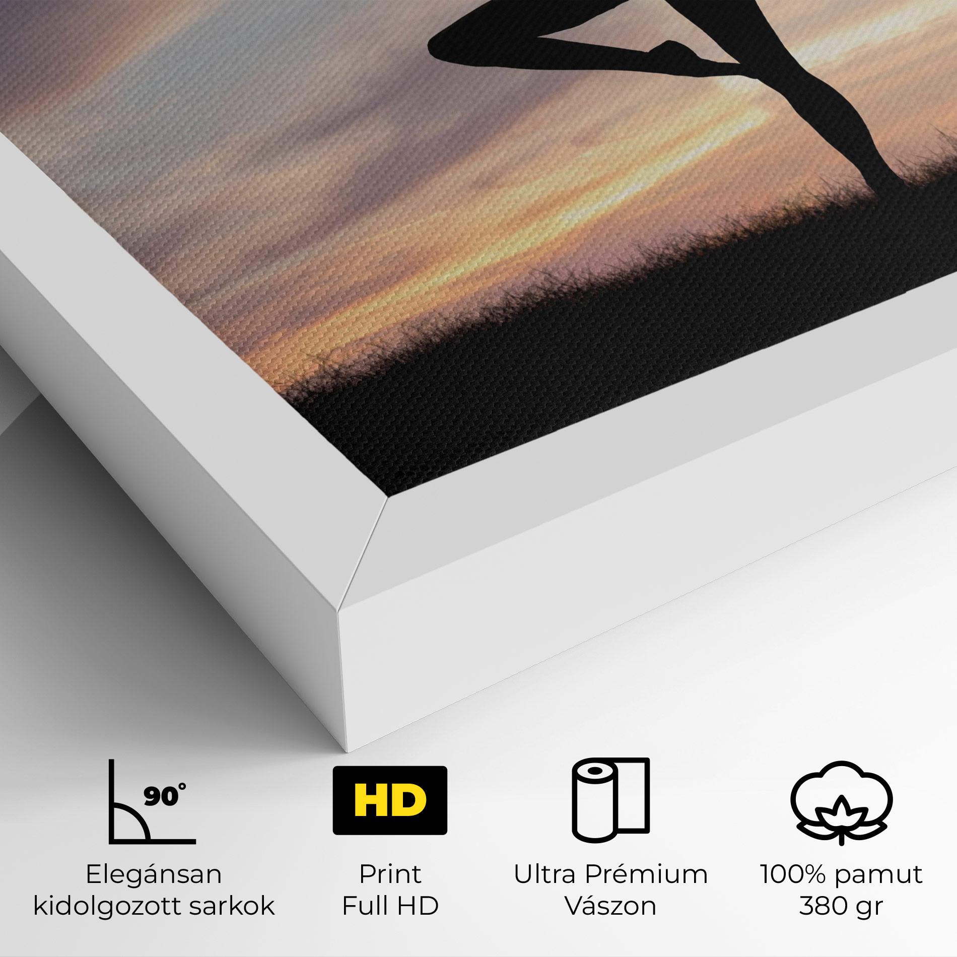 Vászonkép Purple Sky Posing mockup 4