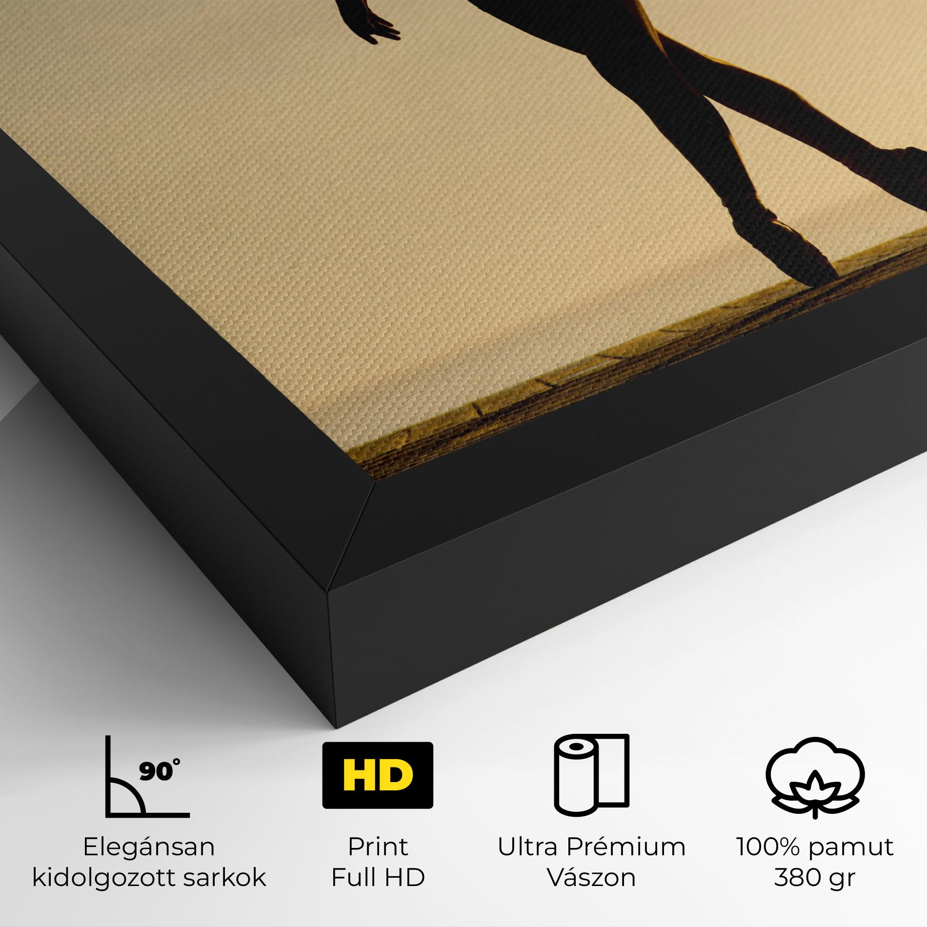 Vászonkép Ballet On Cream mockup 4