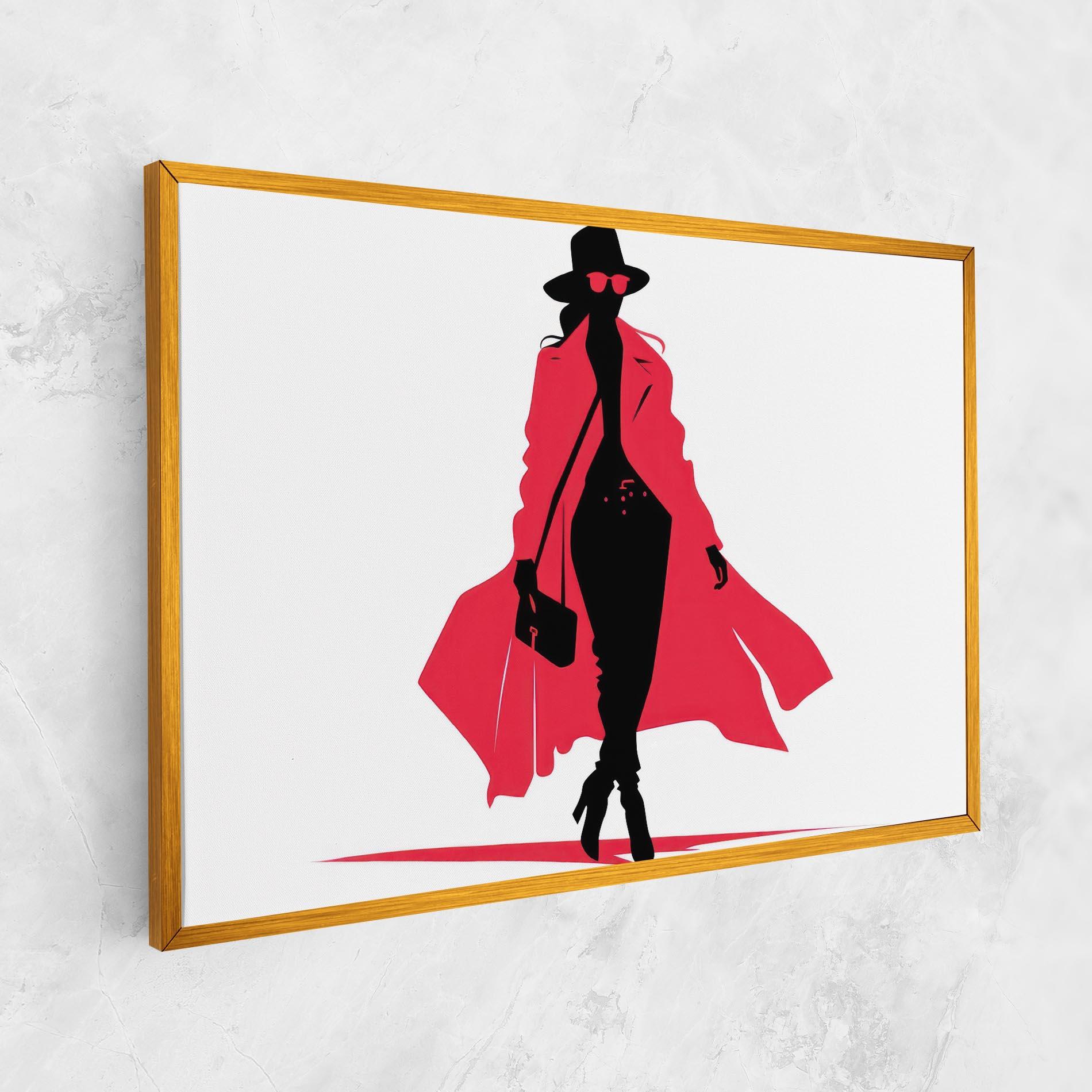 Vászonkép Pink Outfit Woman mockup 1