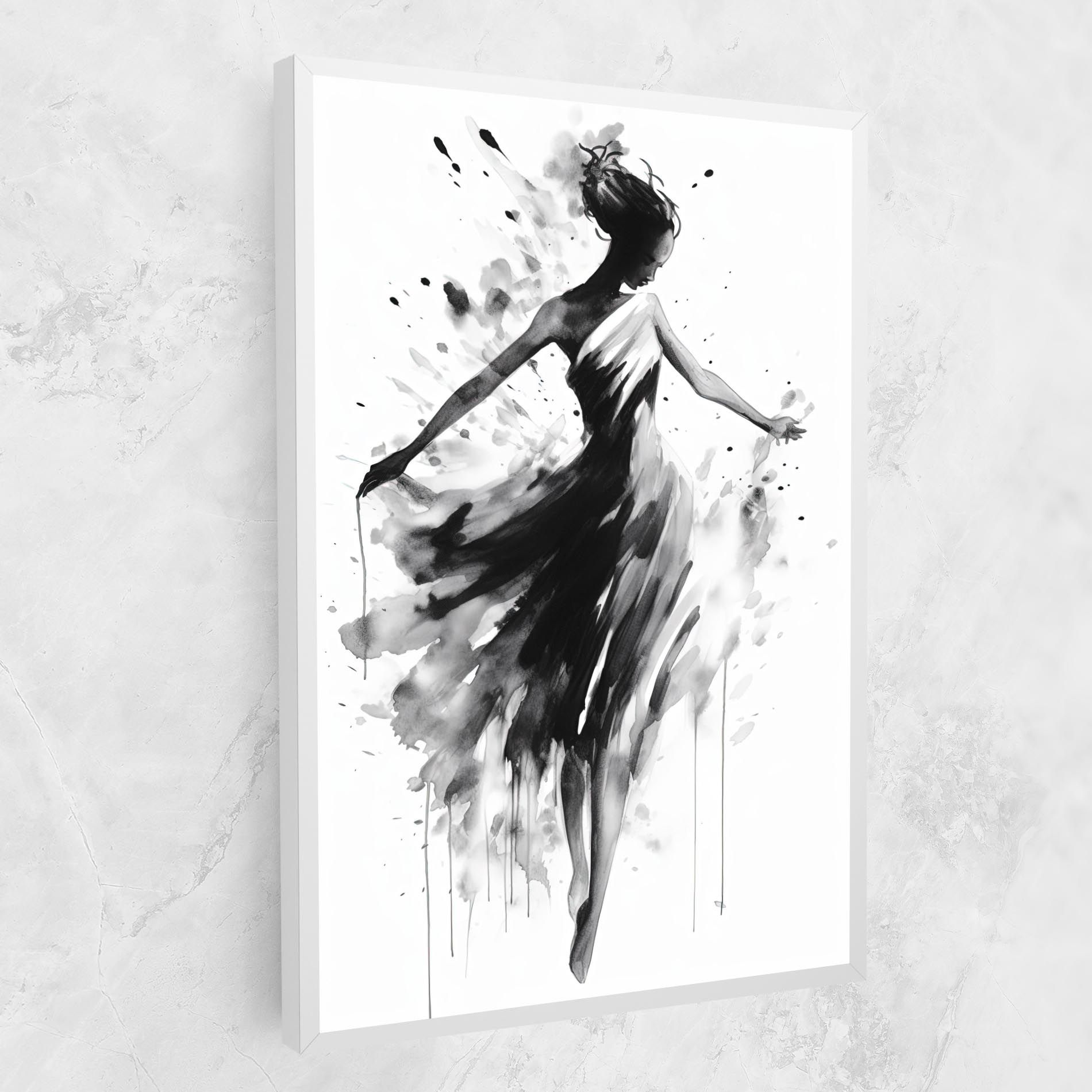 Beautiful Dancing Woman mockup 1
