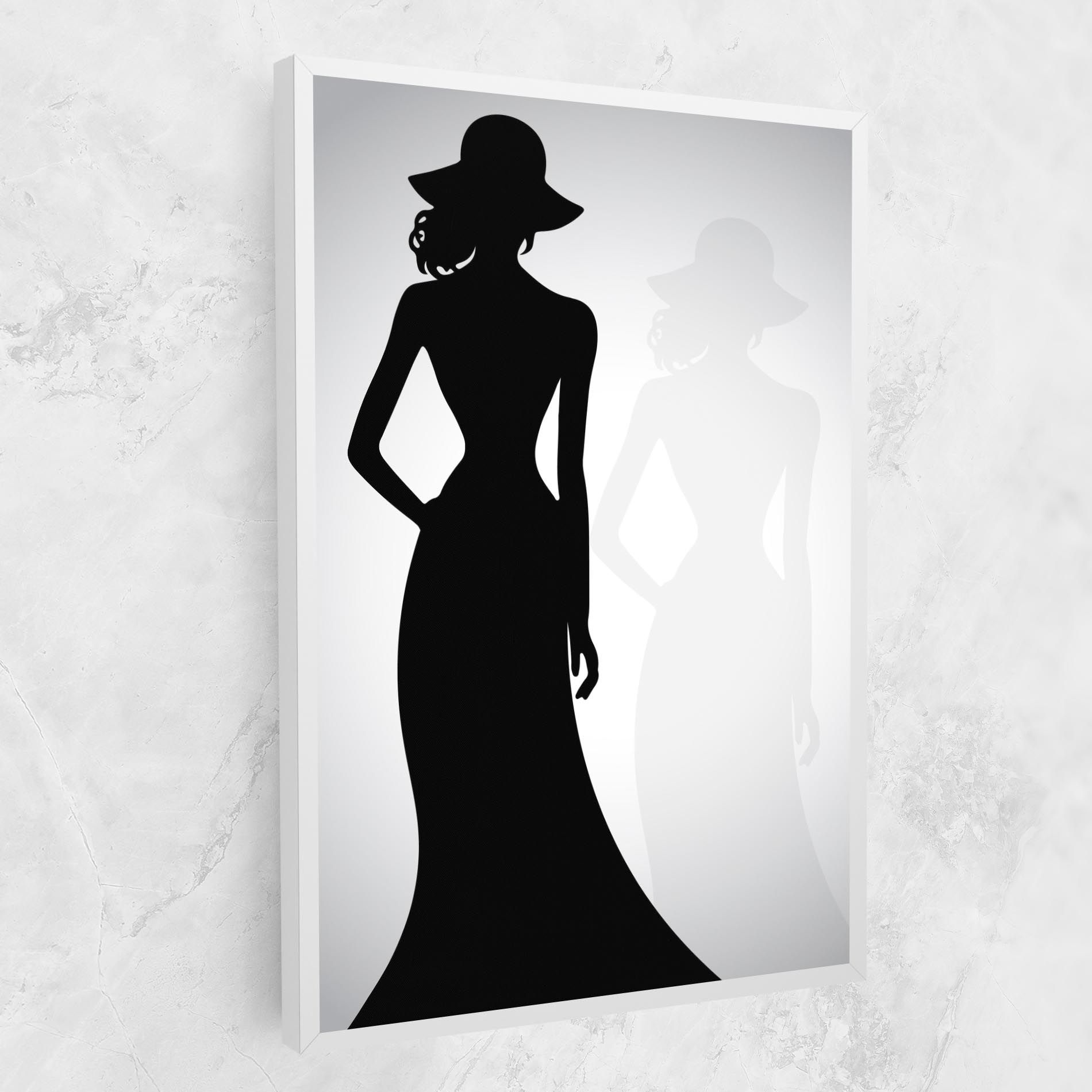 Silhouette Lady mockup 1