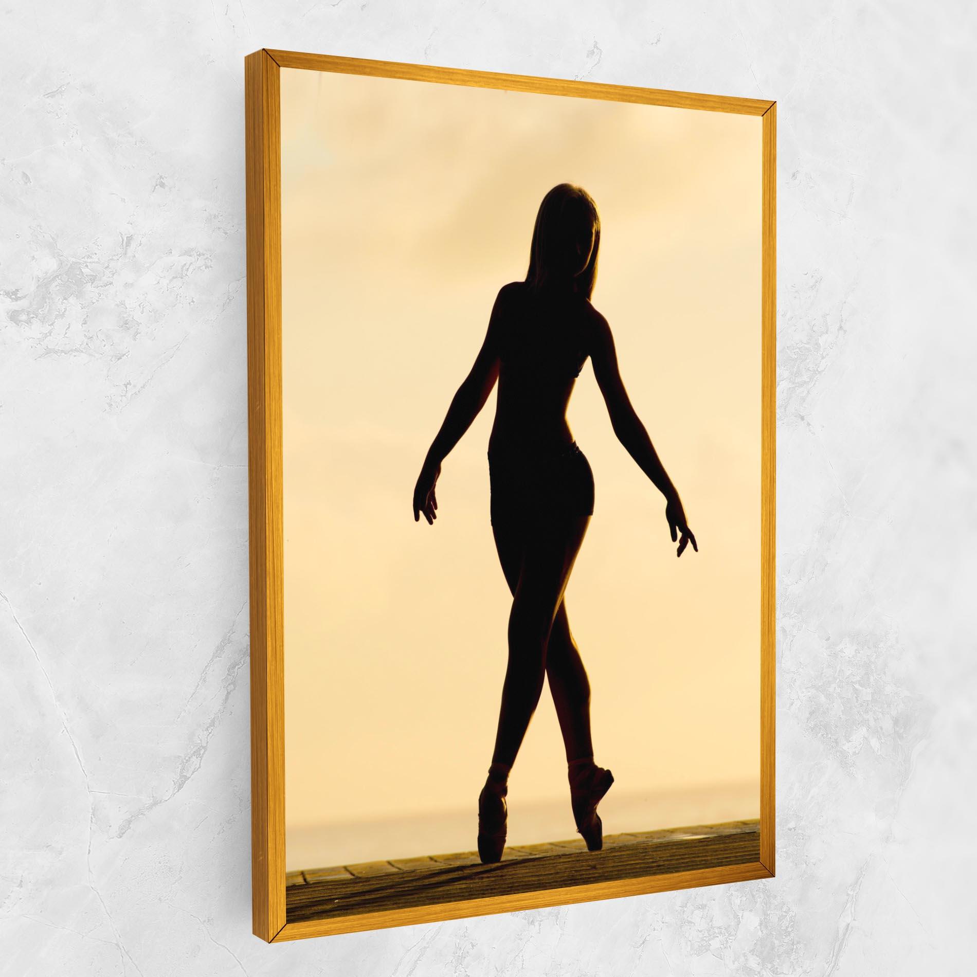 Vászonkép Ballet On Cream mockup 1