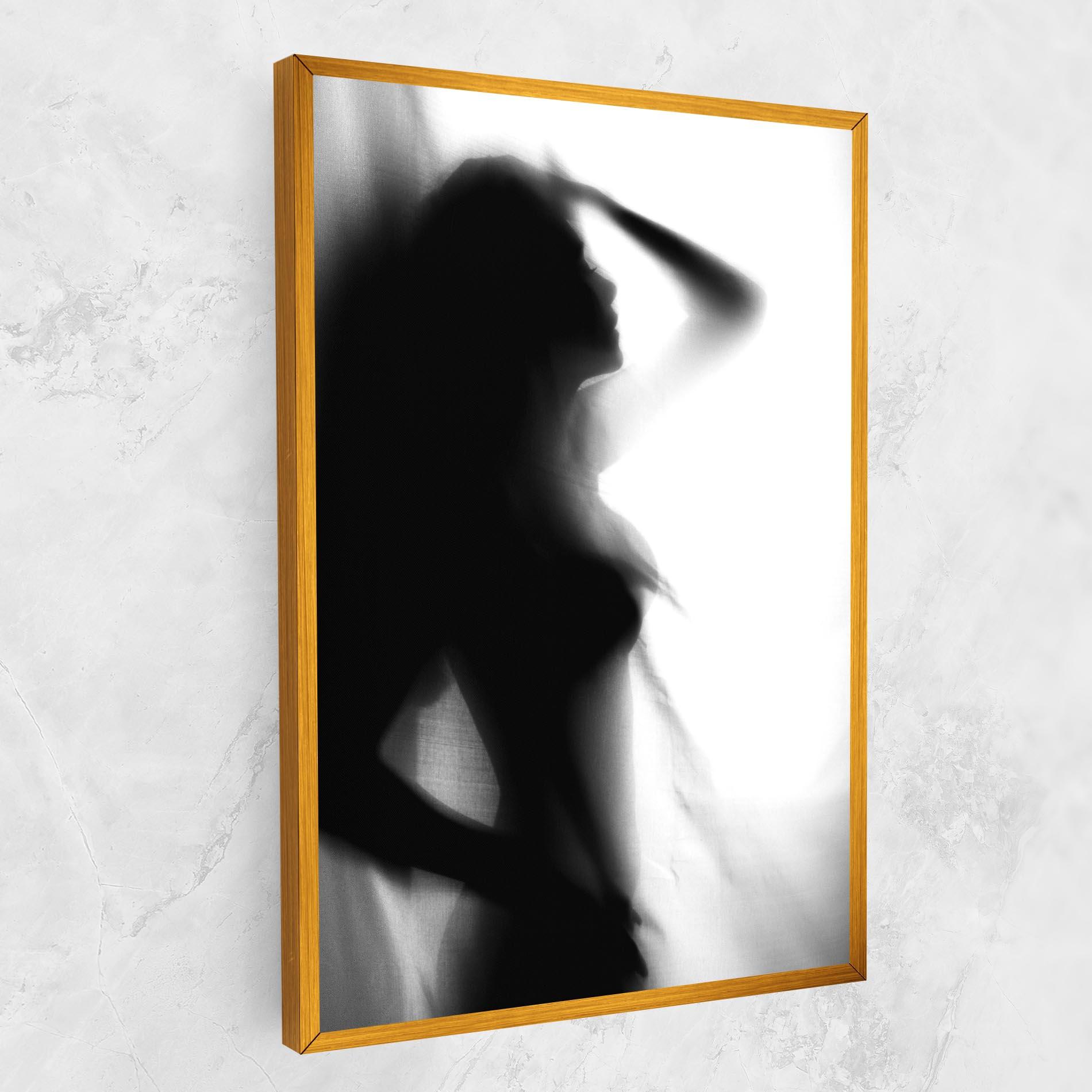Vászonkép Blurred Girl mockup 1