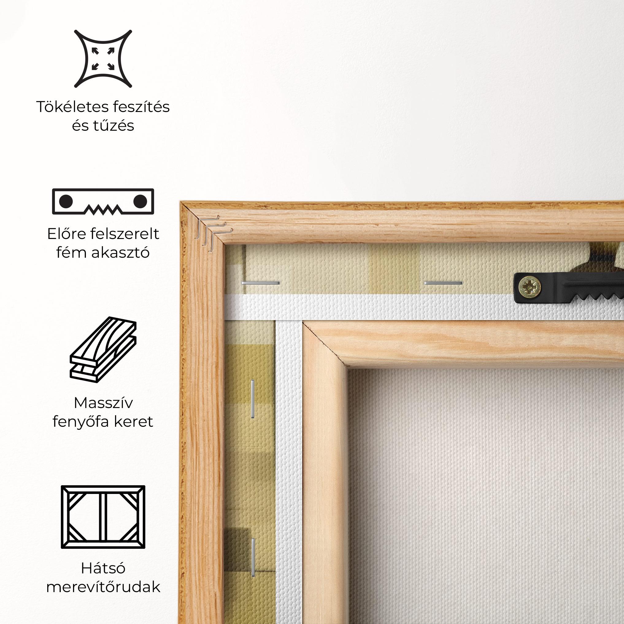 Vászonkép Olive Green Shilouete mockup 5