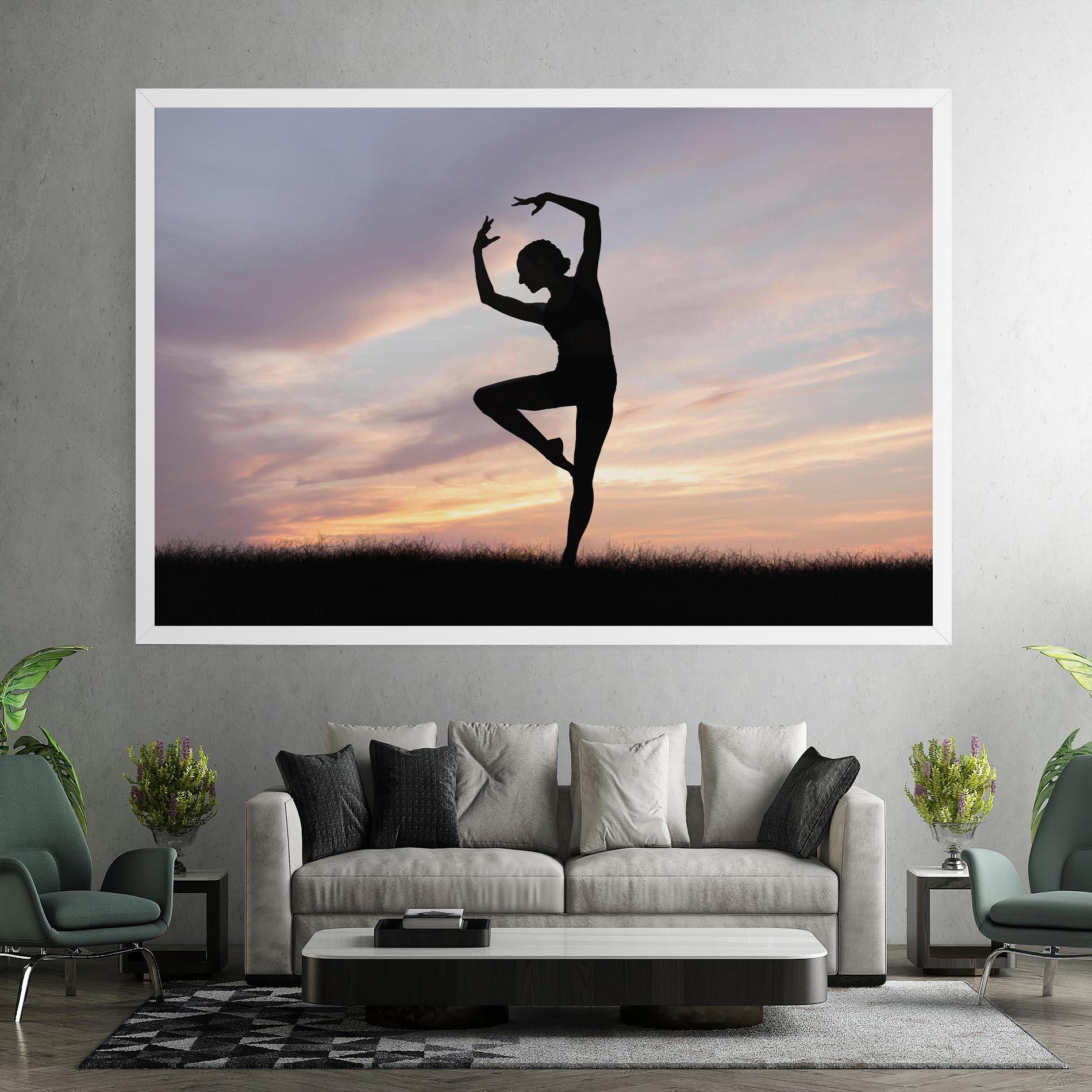 Vászonkép Purple Sky Posing mockup 7