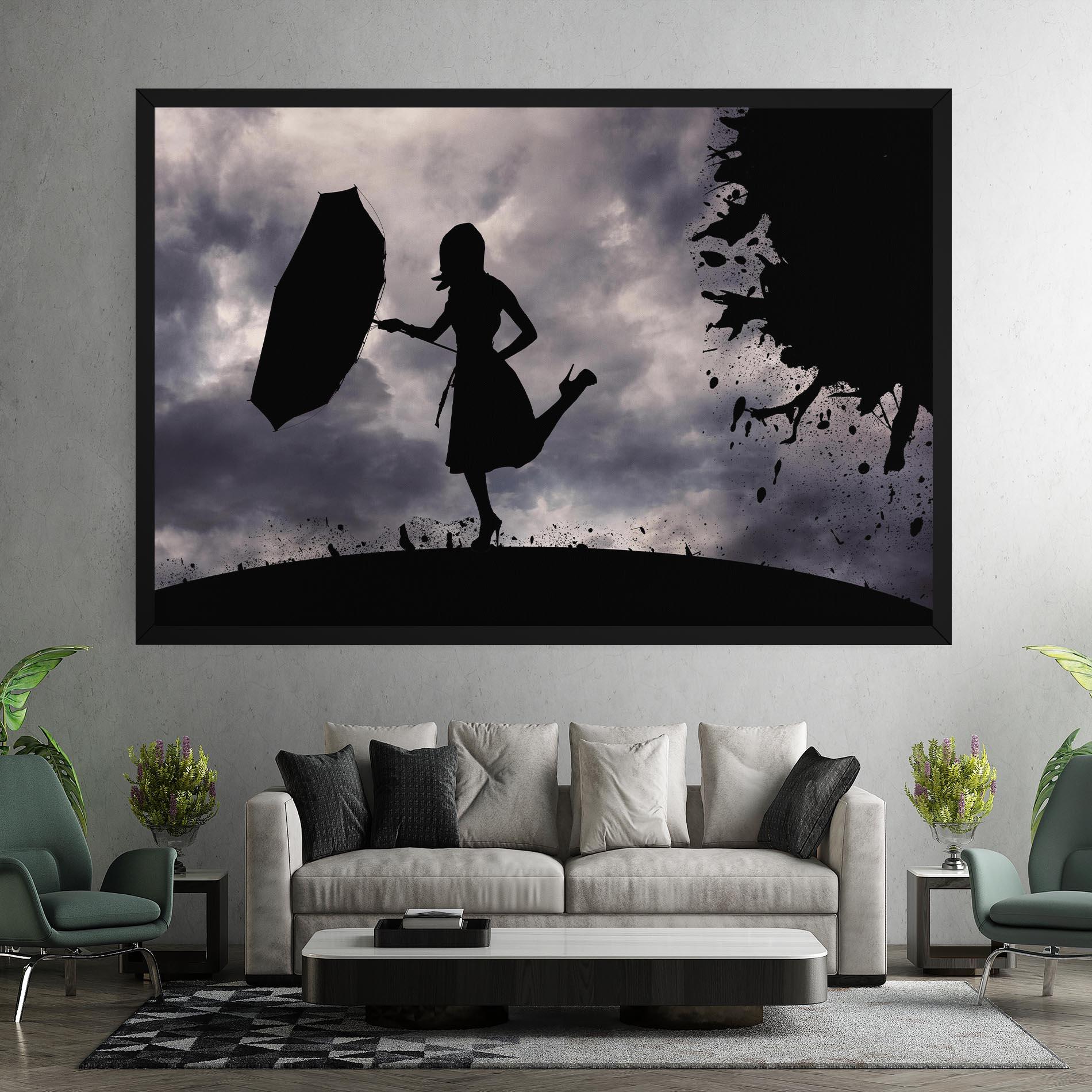 Vászonkép Stormy Day mockup 7