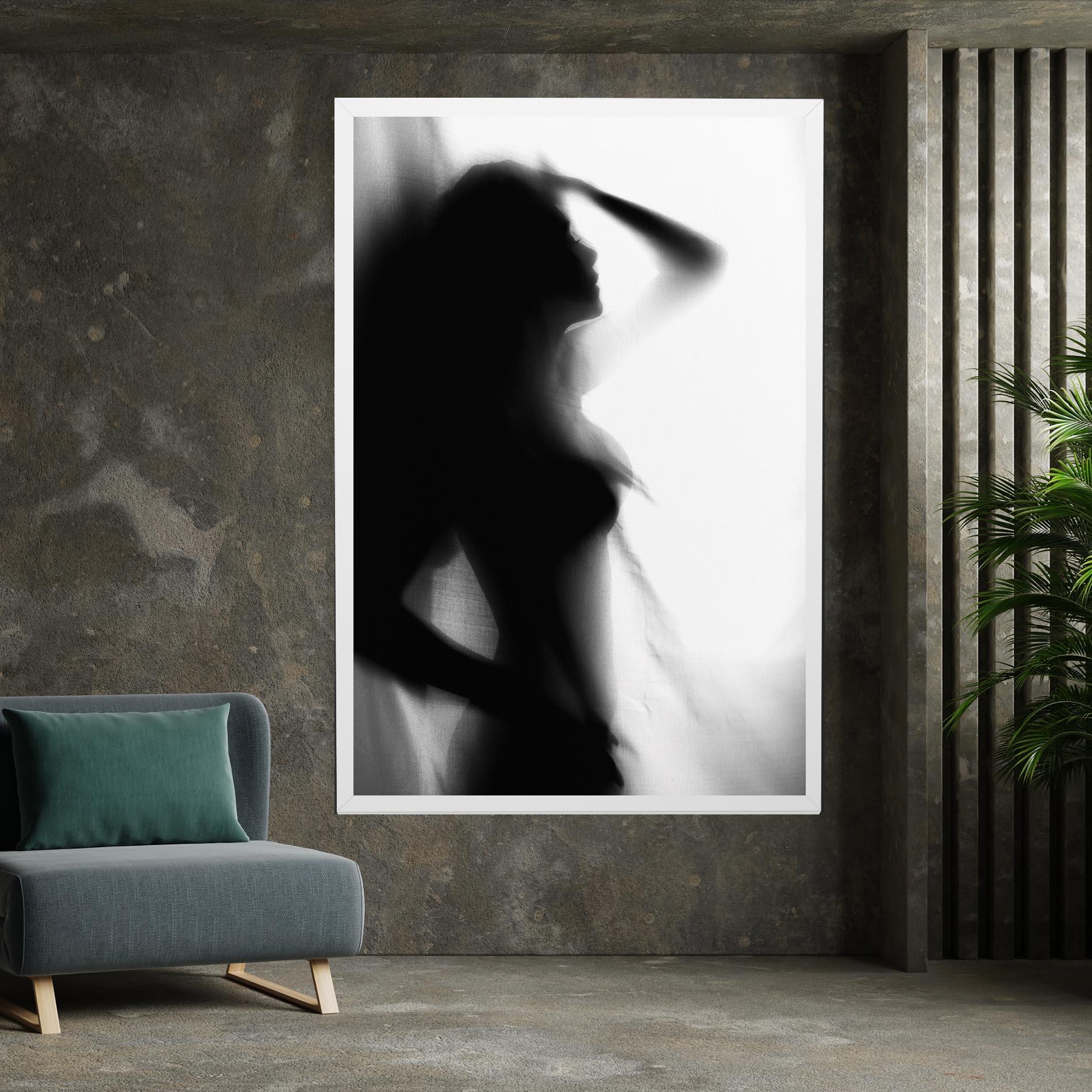Vászonkép Blurred Girl mockup 7