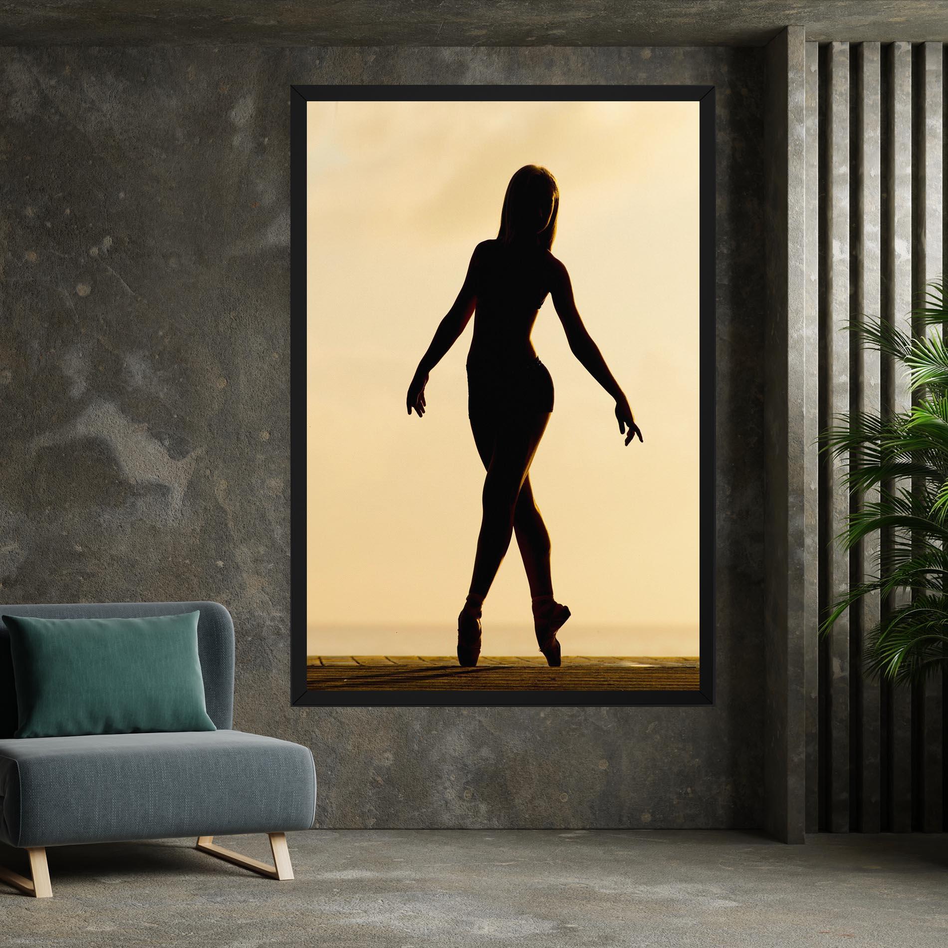 Vászonkép Ballet On Cream mockup 7