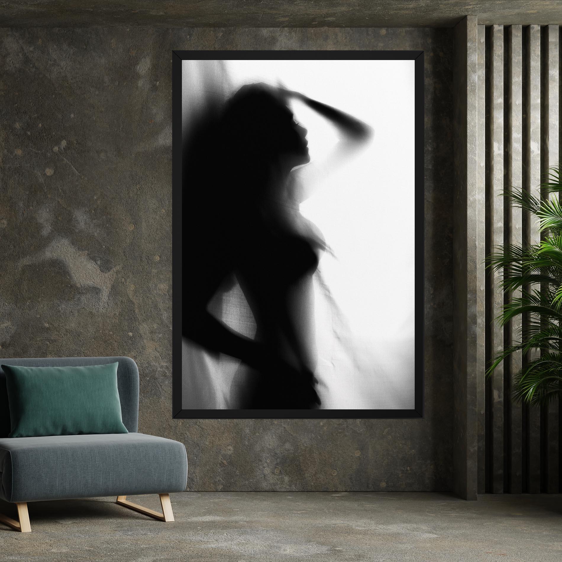 Vászonkép Blurred Girl mockup 7