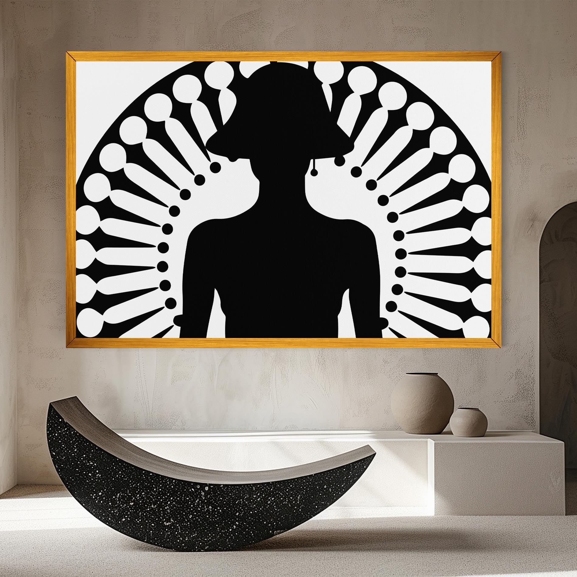 Black Shilouette Lady mockup 8