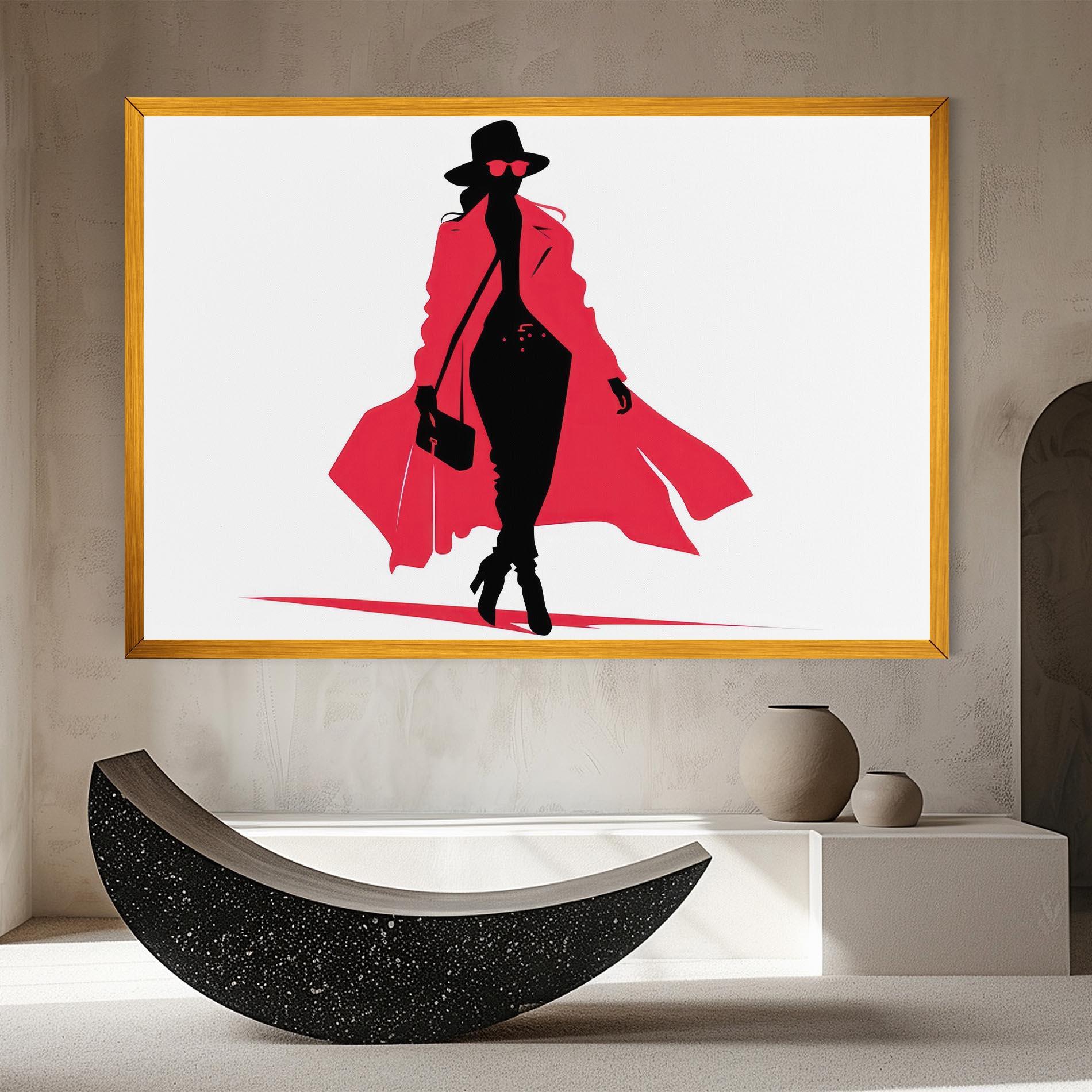 Vászonkép Pink Outfit Woman mockup 8