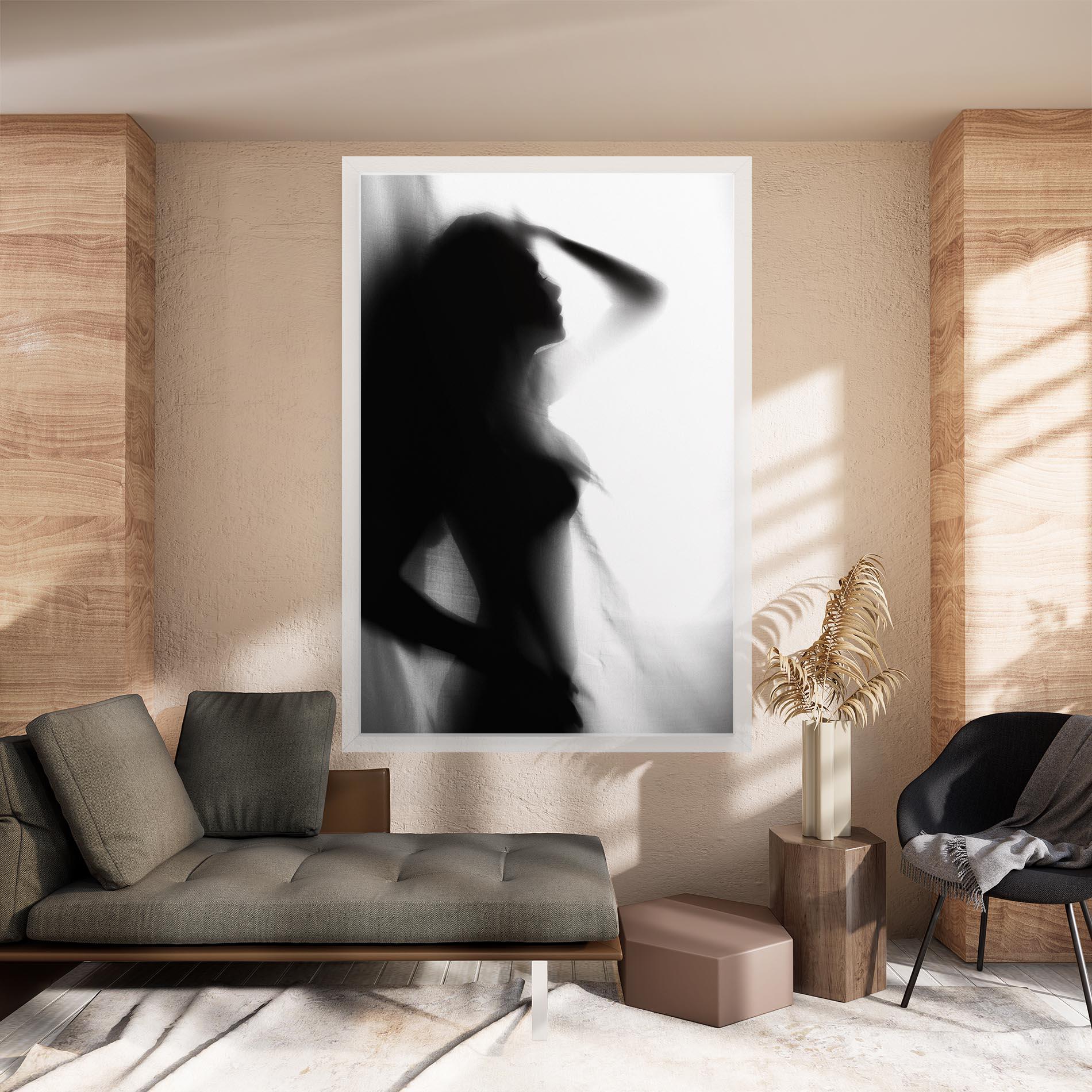 Vászonkép Blurred Girl mockup 8