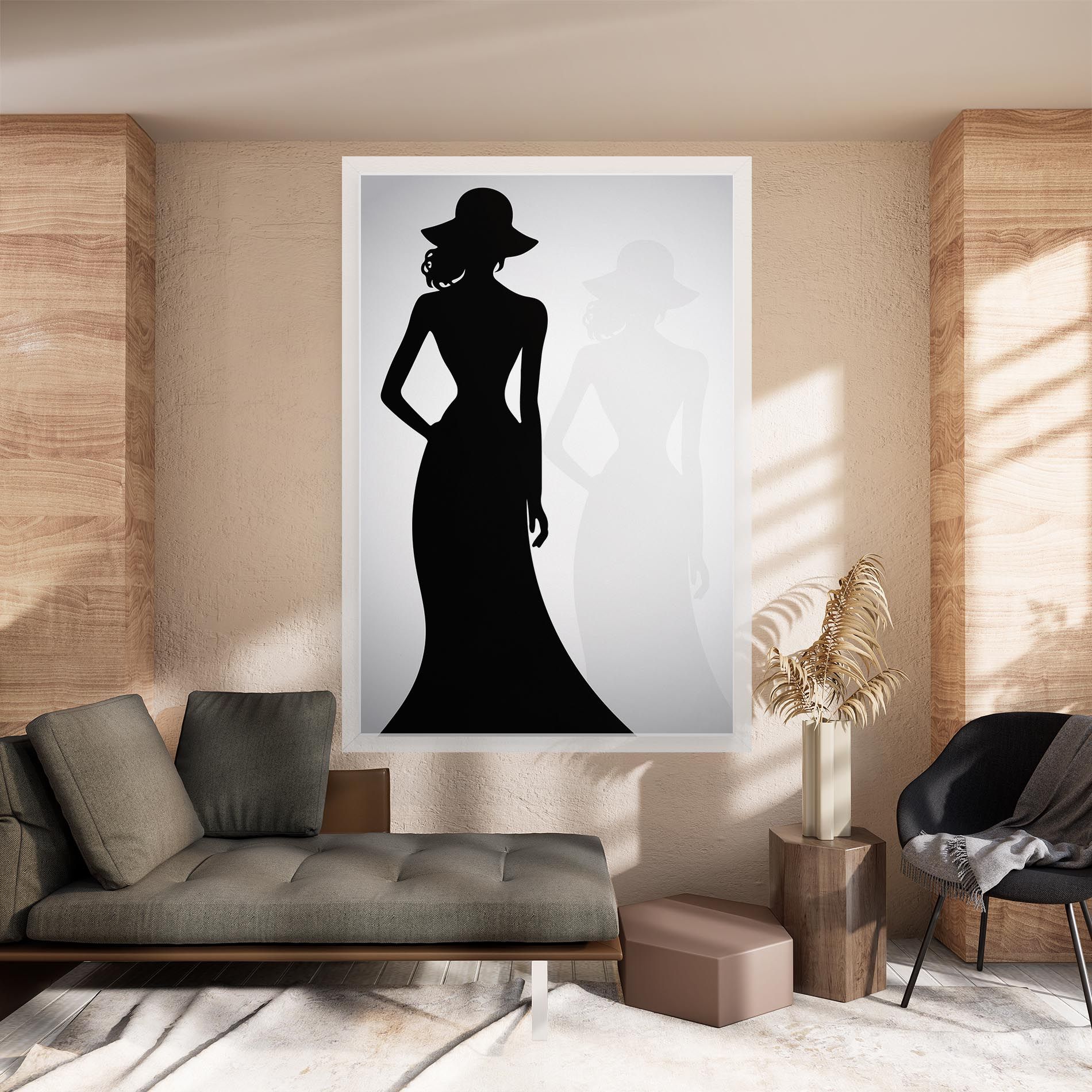 Silhouette Lady mockup 8