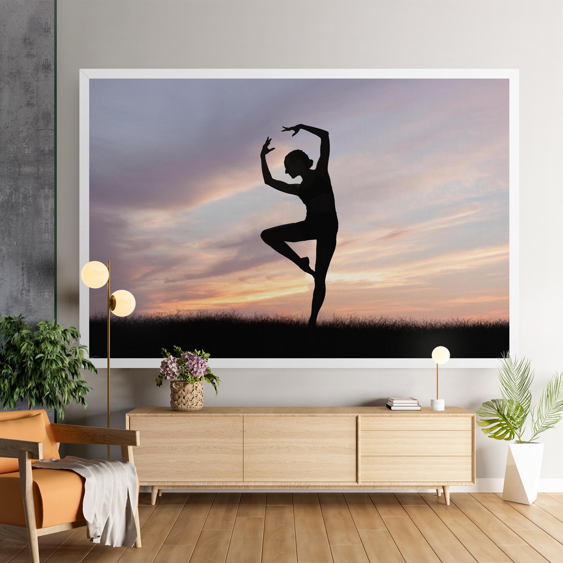 Vászonkép Purple Sky Posing mockup 9