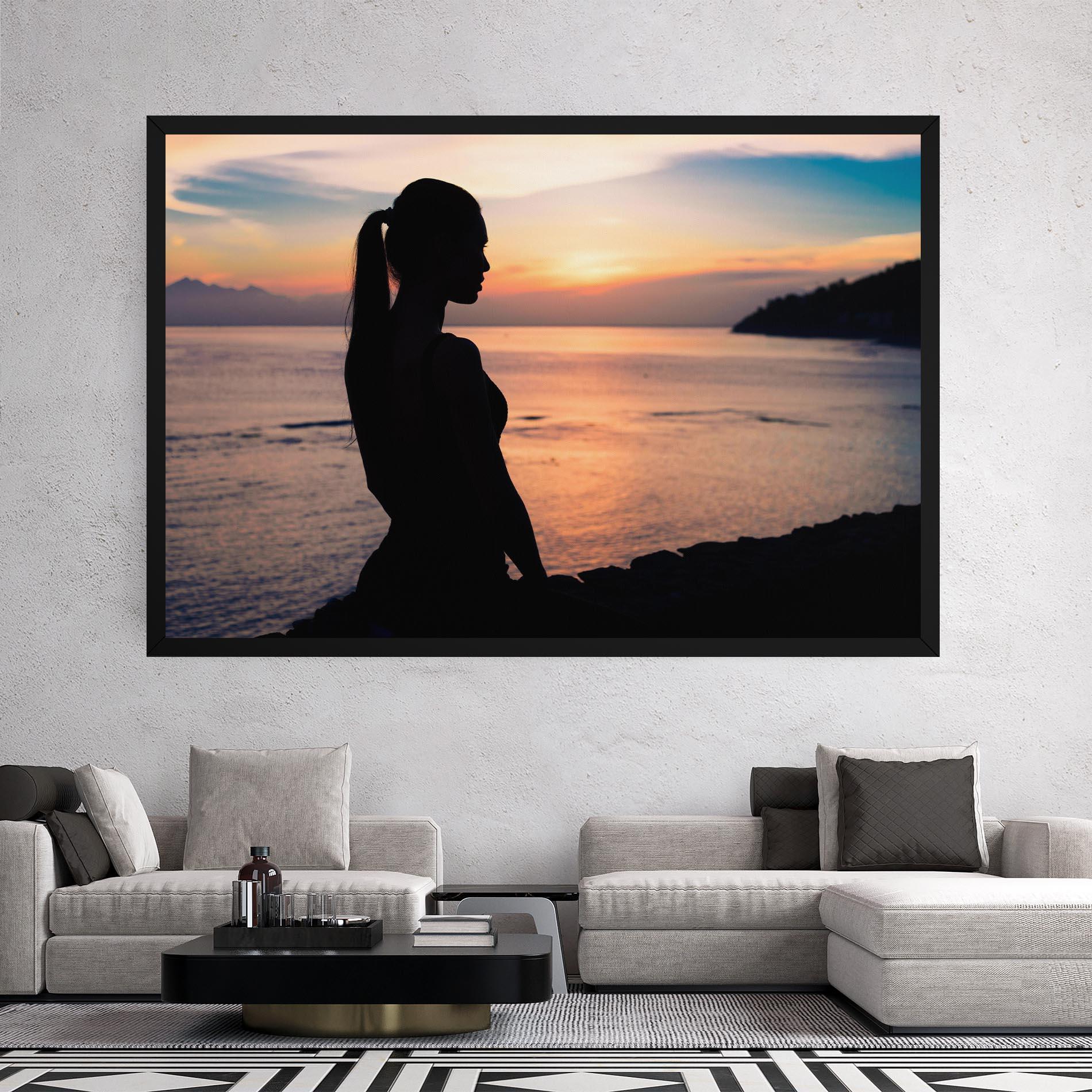 Vászonkép Beach Pretty View mockup 2