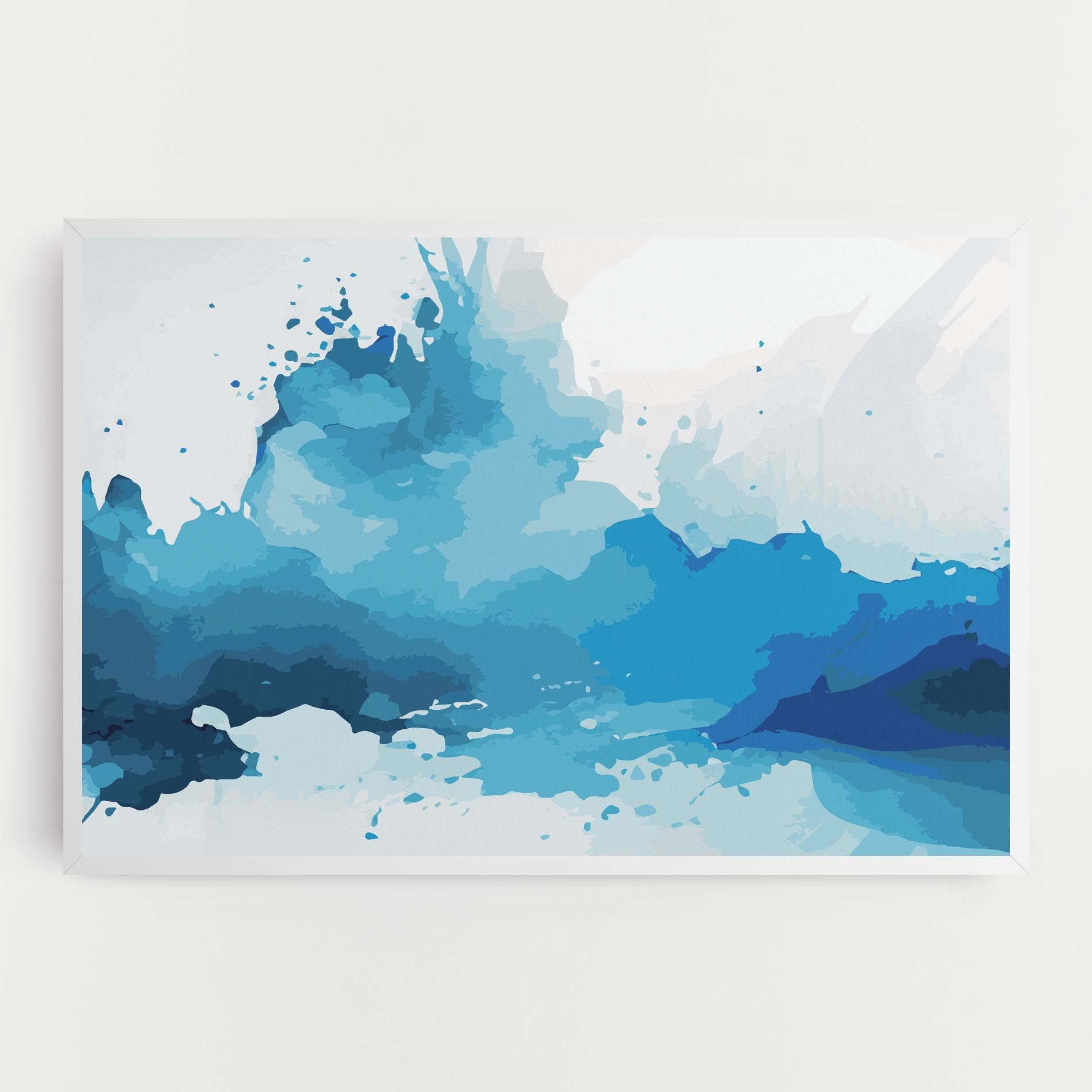 Blue Water Art mockup 0
