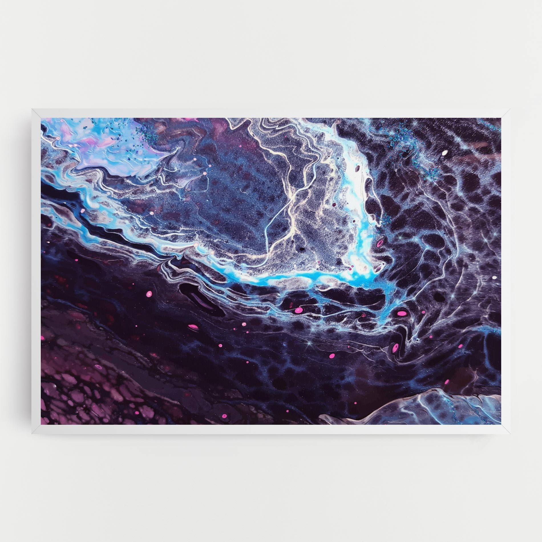 Vászonkép Purple Blue Water mockup 0