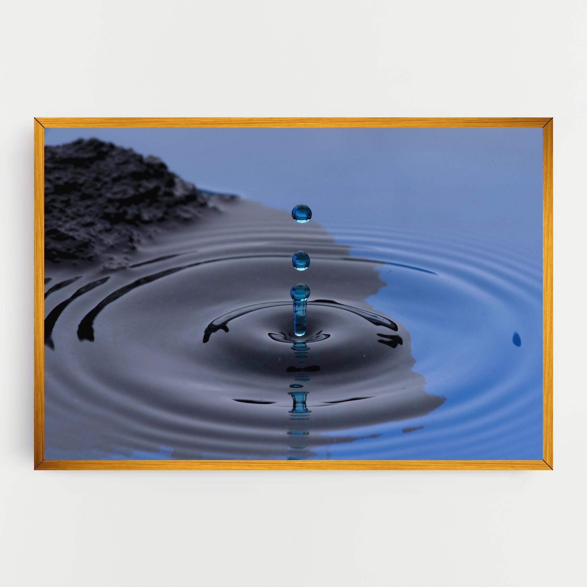 Vászonkép Frozen Drops mockup 0