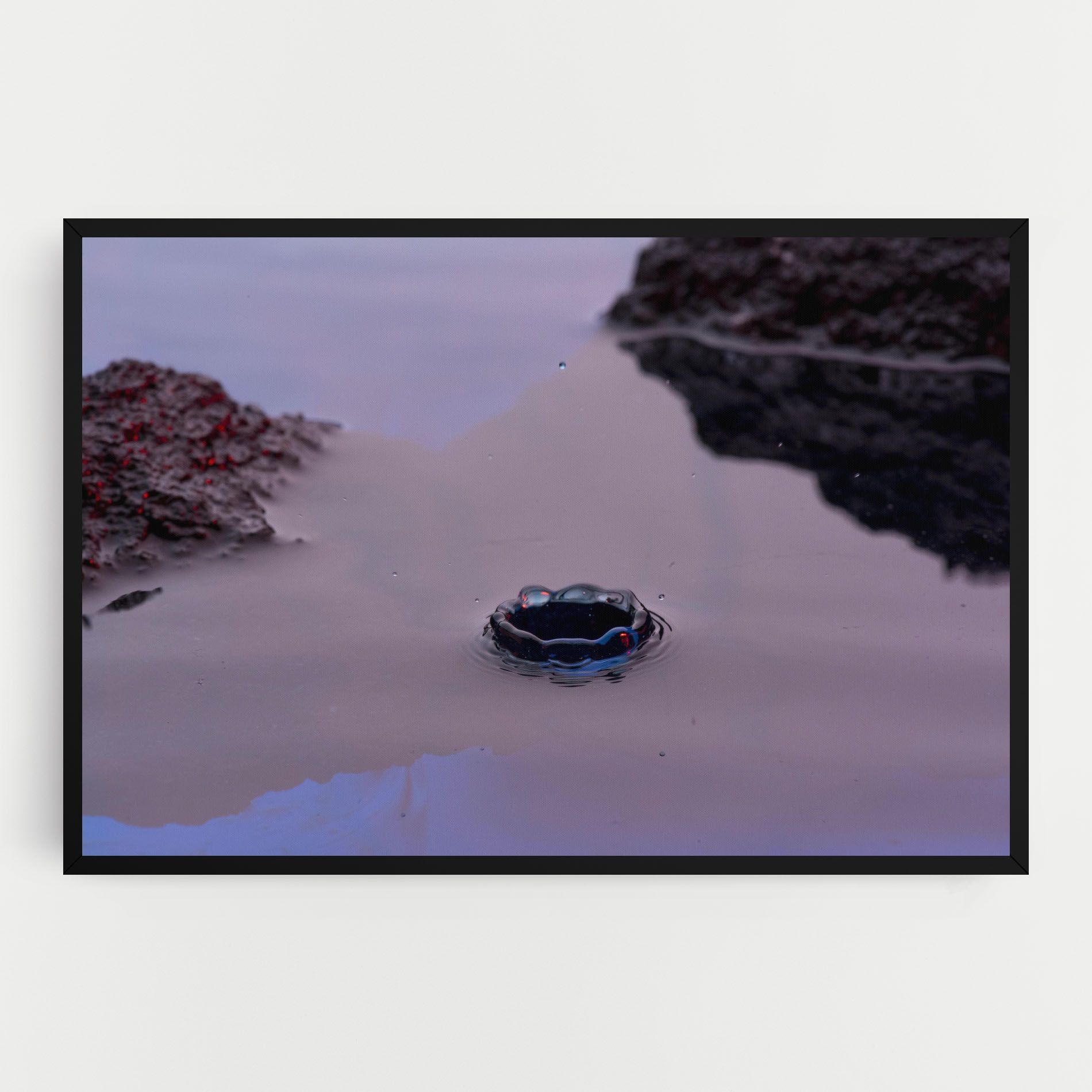 Blue Color Water mockup 0