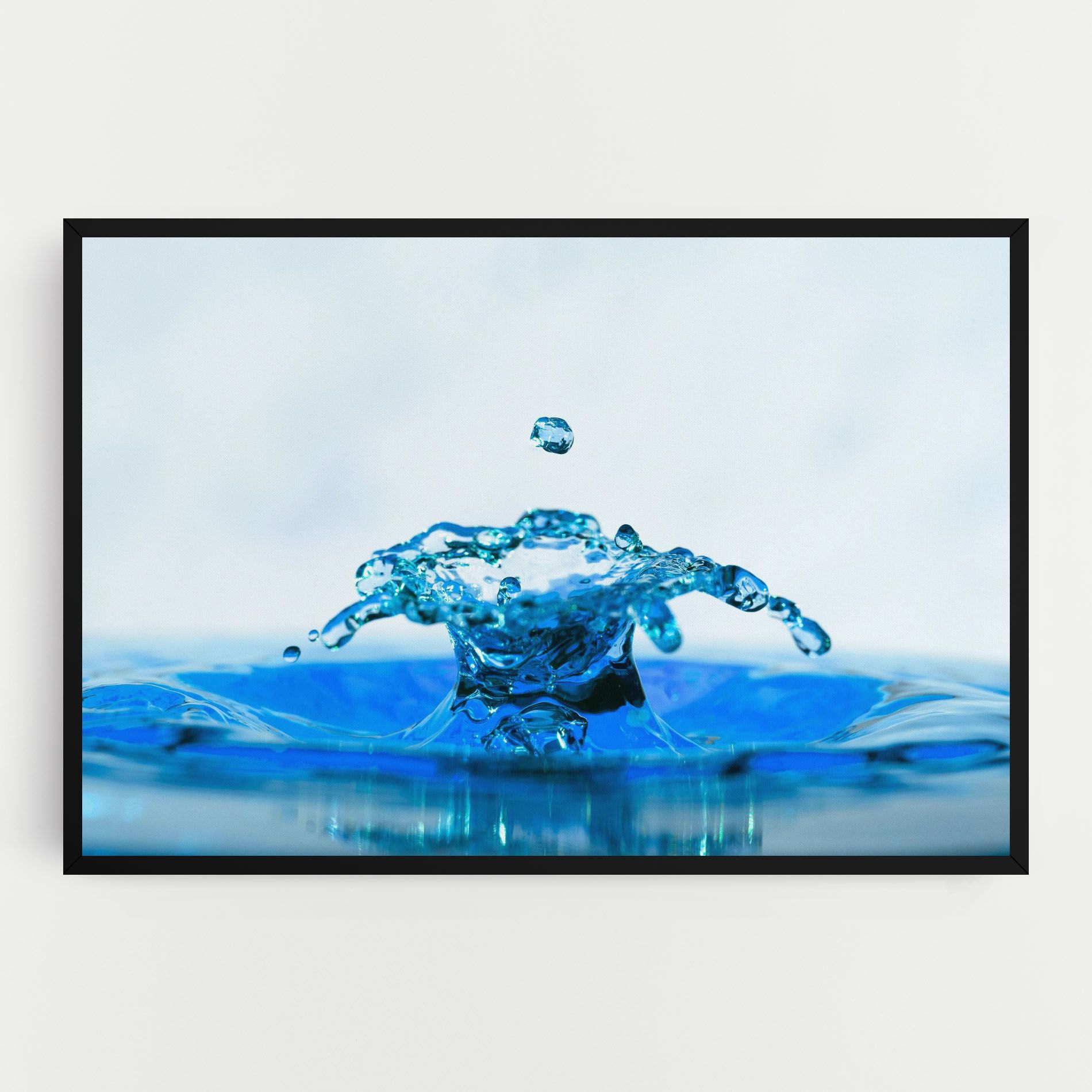 Blue Water Splash mockup 0