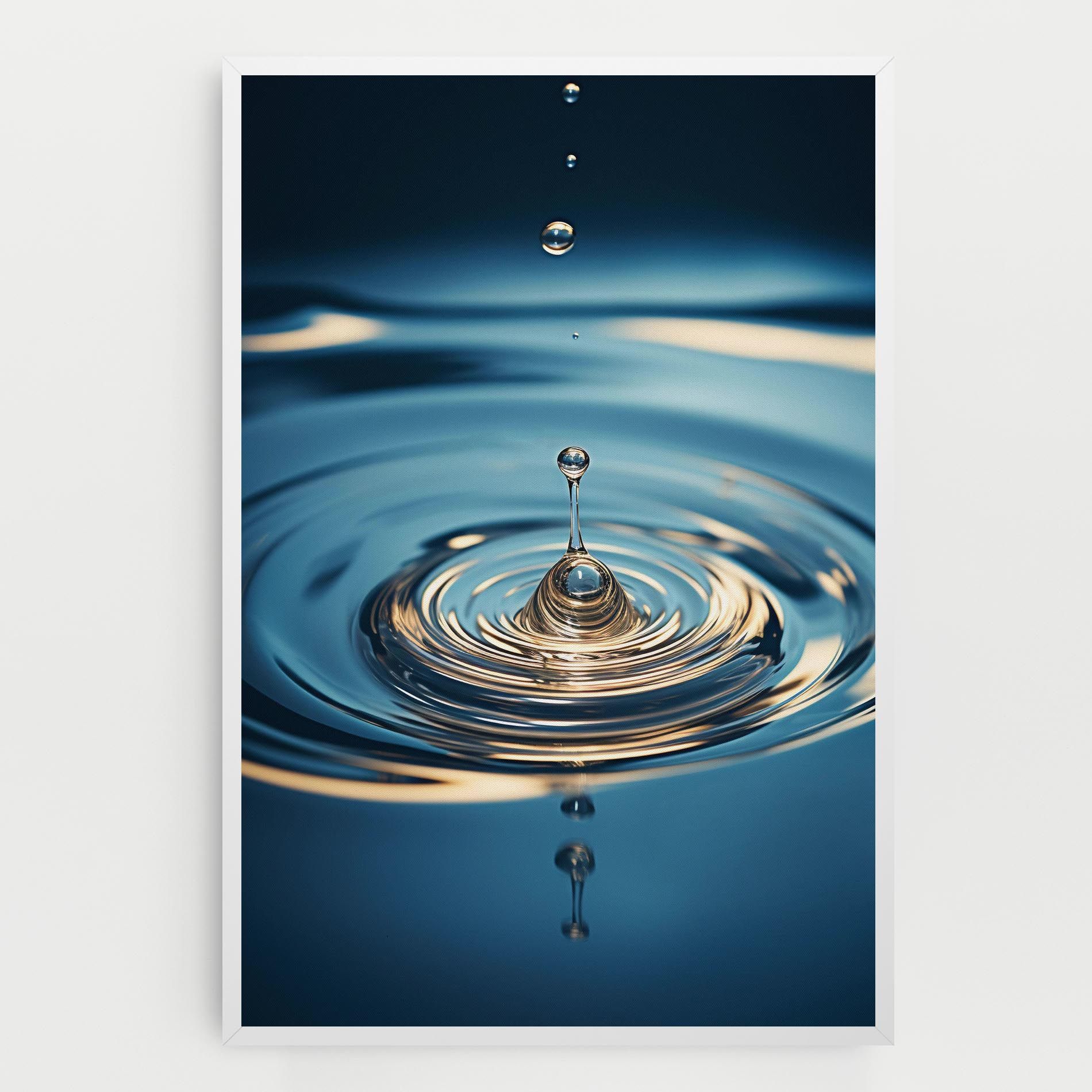 Cream Water Drop mockup 0