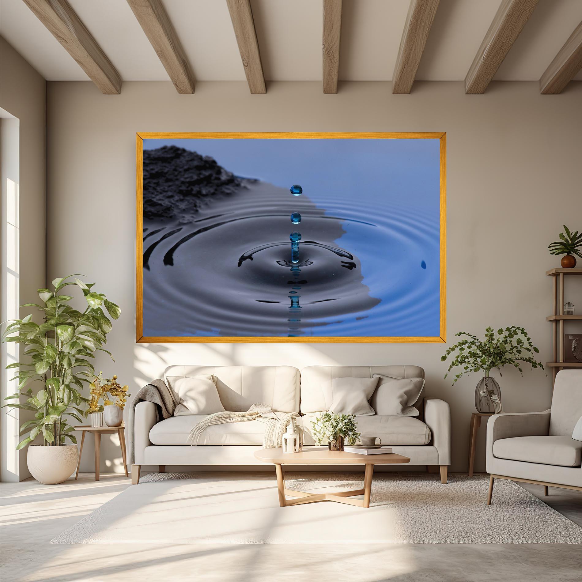 Vászonkép Frozen Drops mockup 6