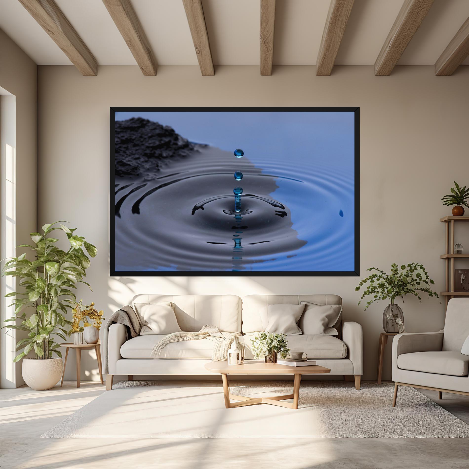 Vászonkép Frozen Drops mockup 6