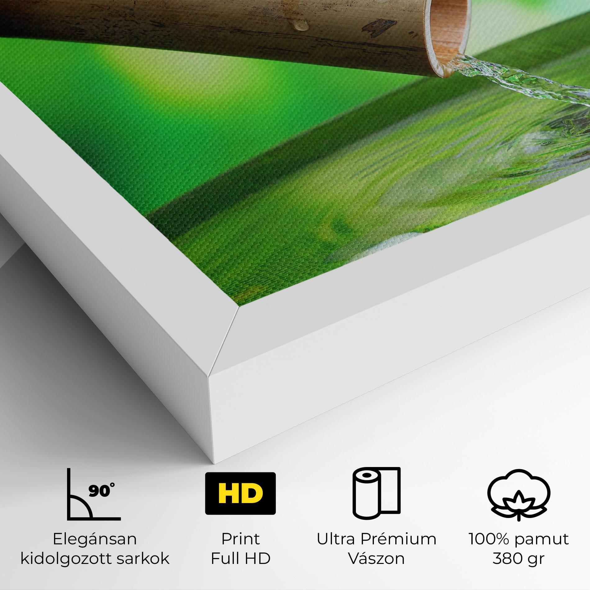 Vászonkép Bamboo Fountain mockup 4
