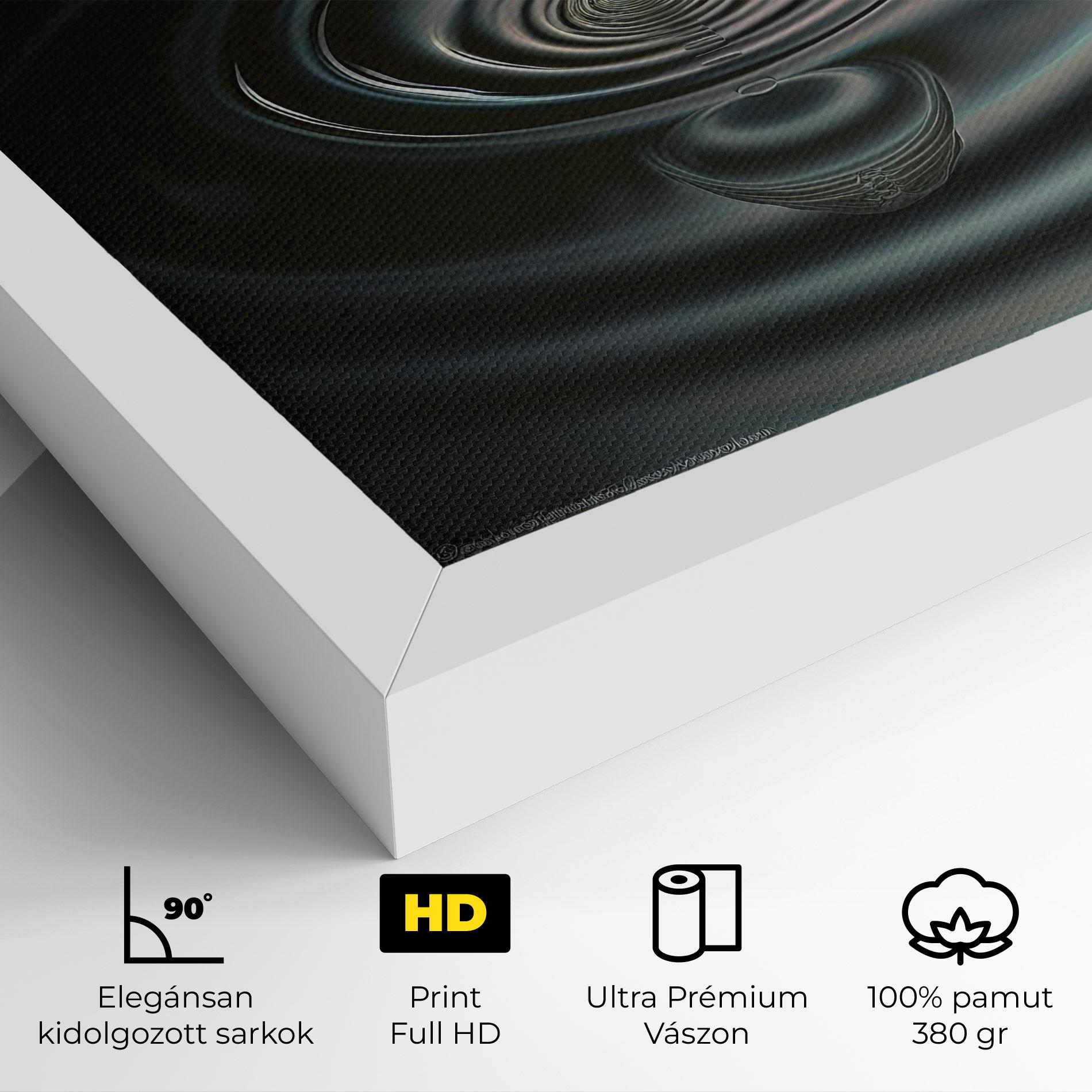 Vászonkép Beautiful Water Drop mockup 4