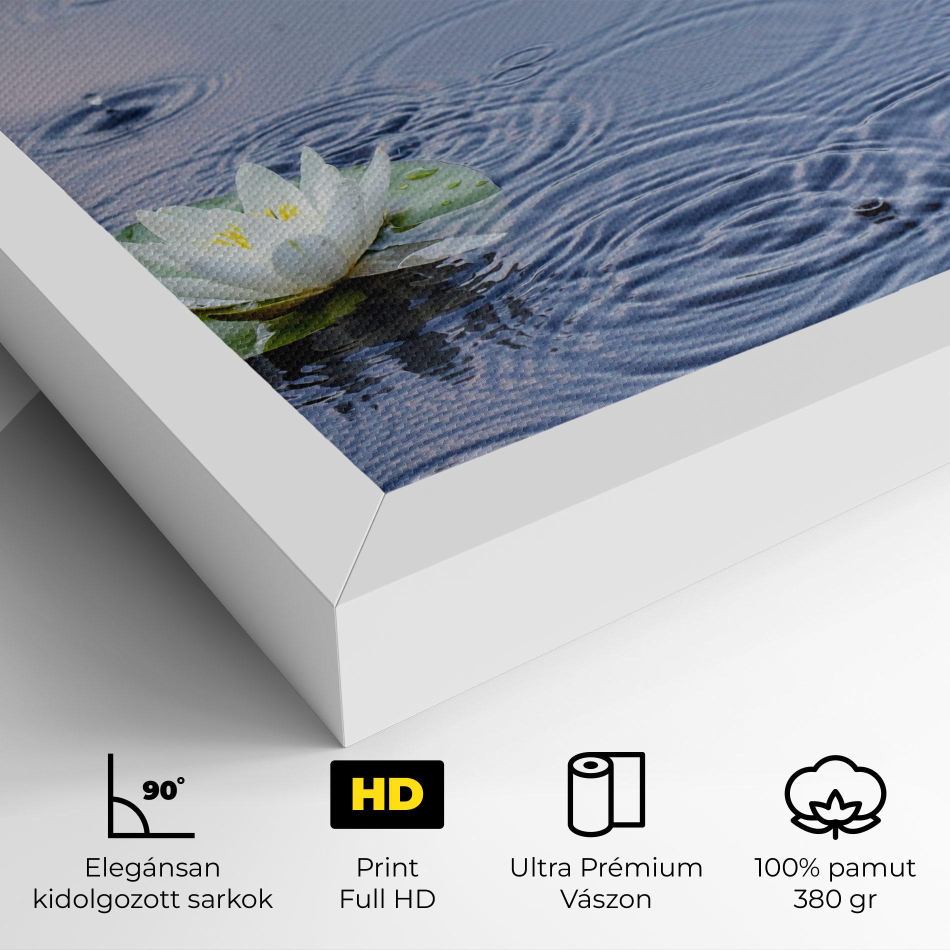 Vászonkép Clear Lake Rain mockup 4