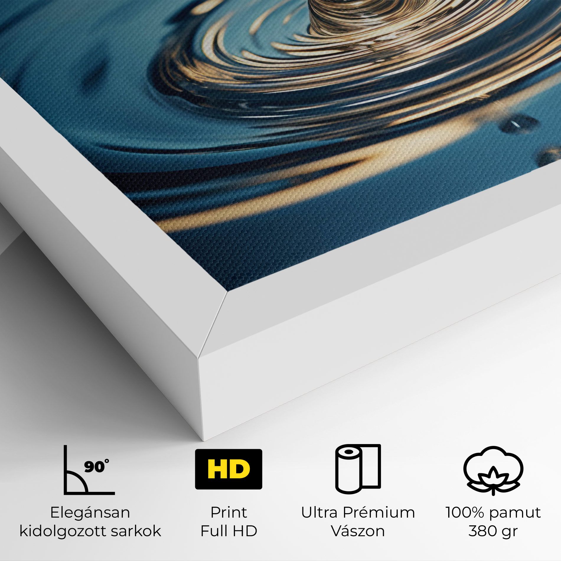 Cream Water Drop mockup 4