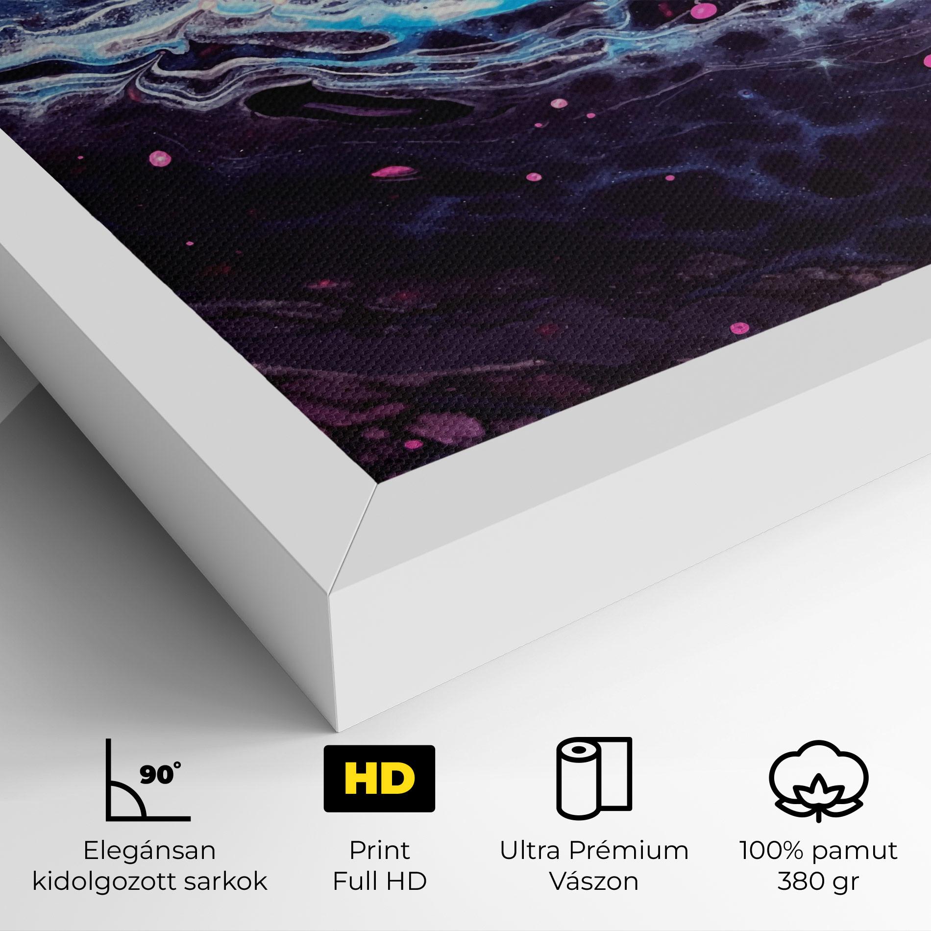 Vászonkép Purple Blue Water mockup 4