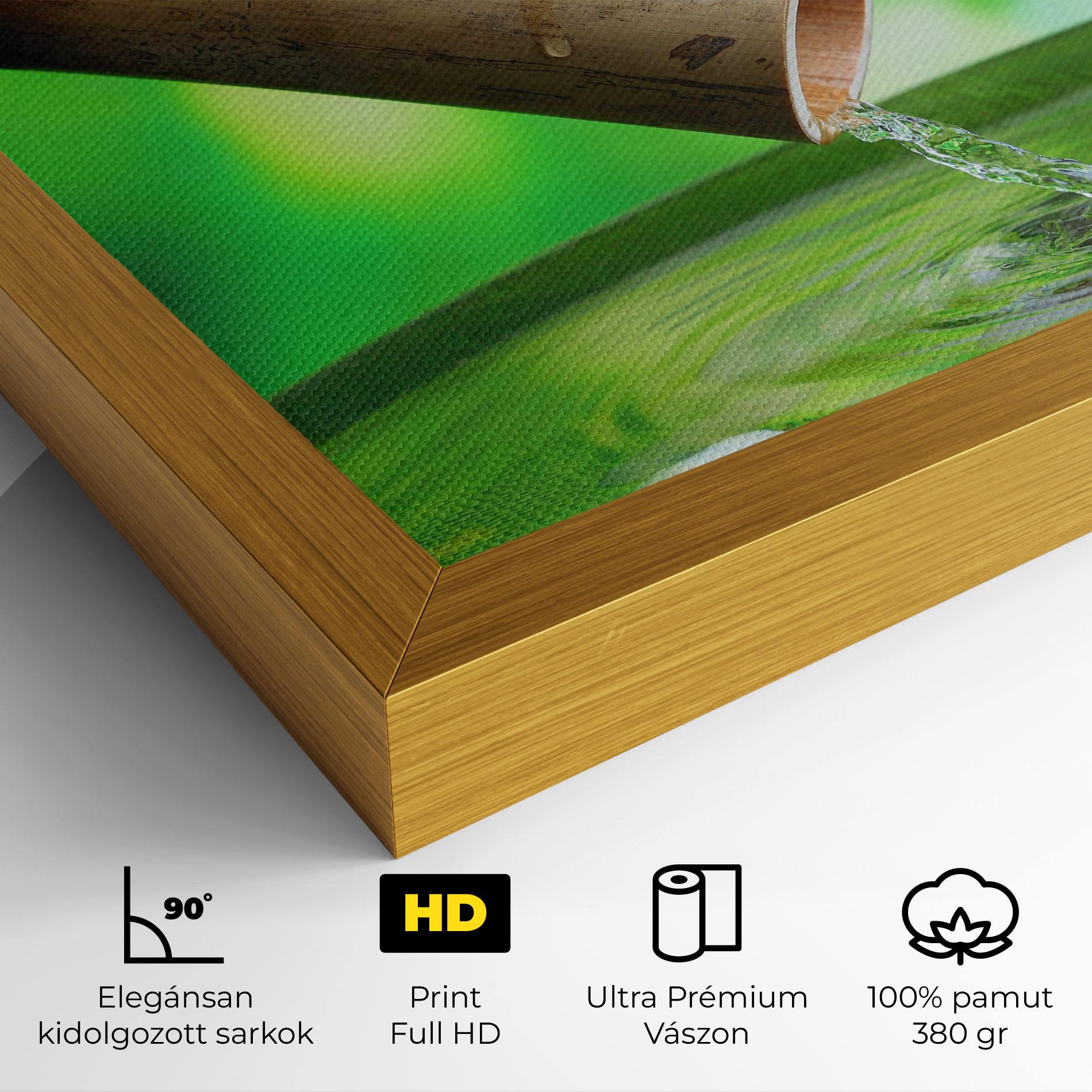 Vászonkép Bamboo Fountain mockup 4