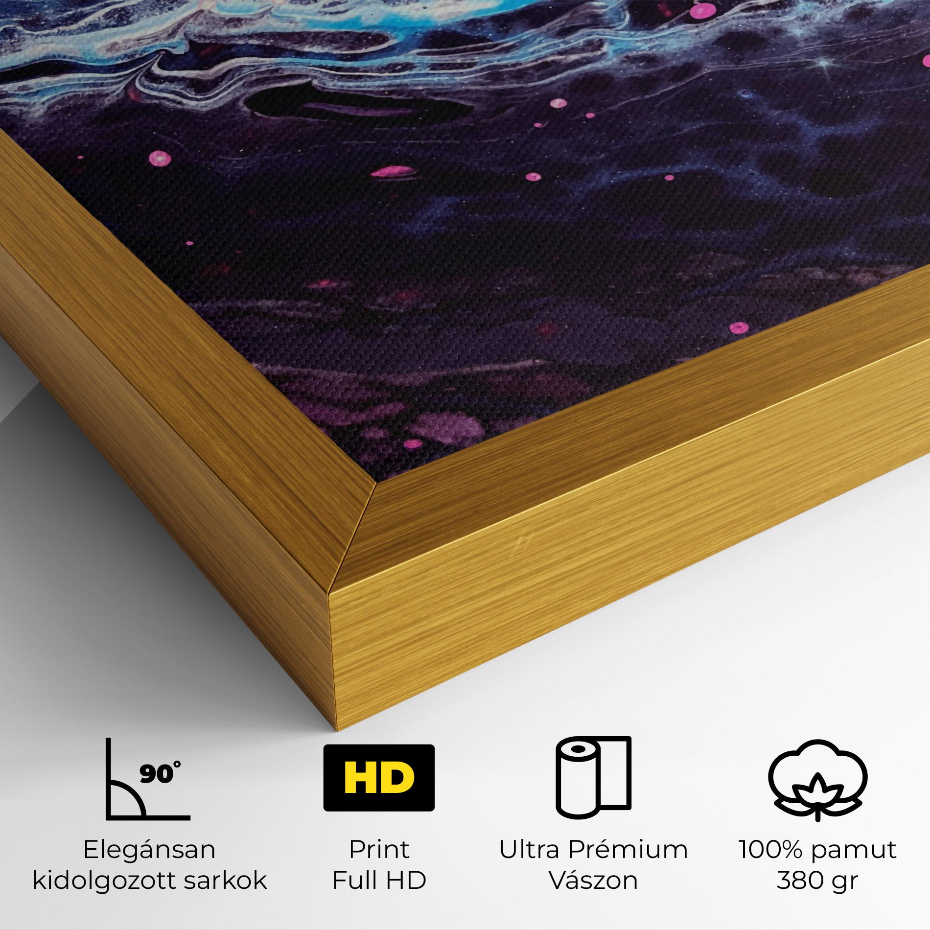 Vászonkép Purple Blue Water mockup 4
