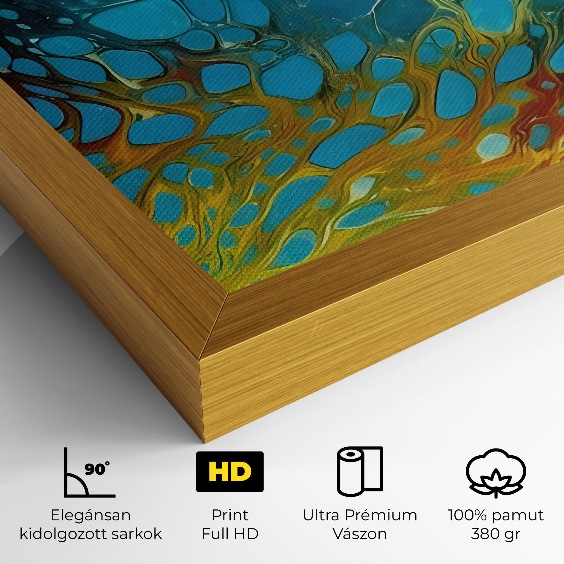 Vászonkép Yellow Green Ocean mockup 4