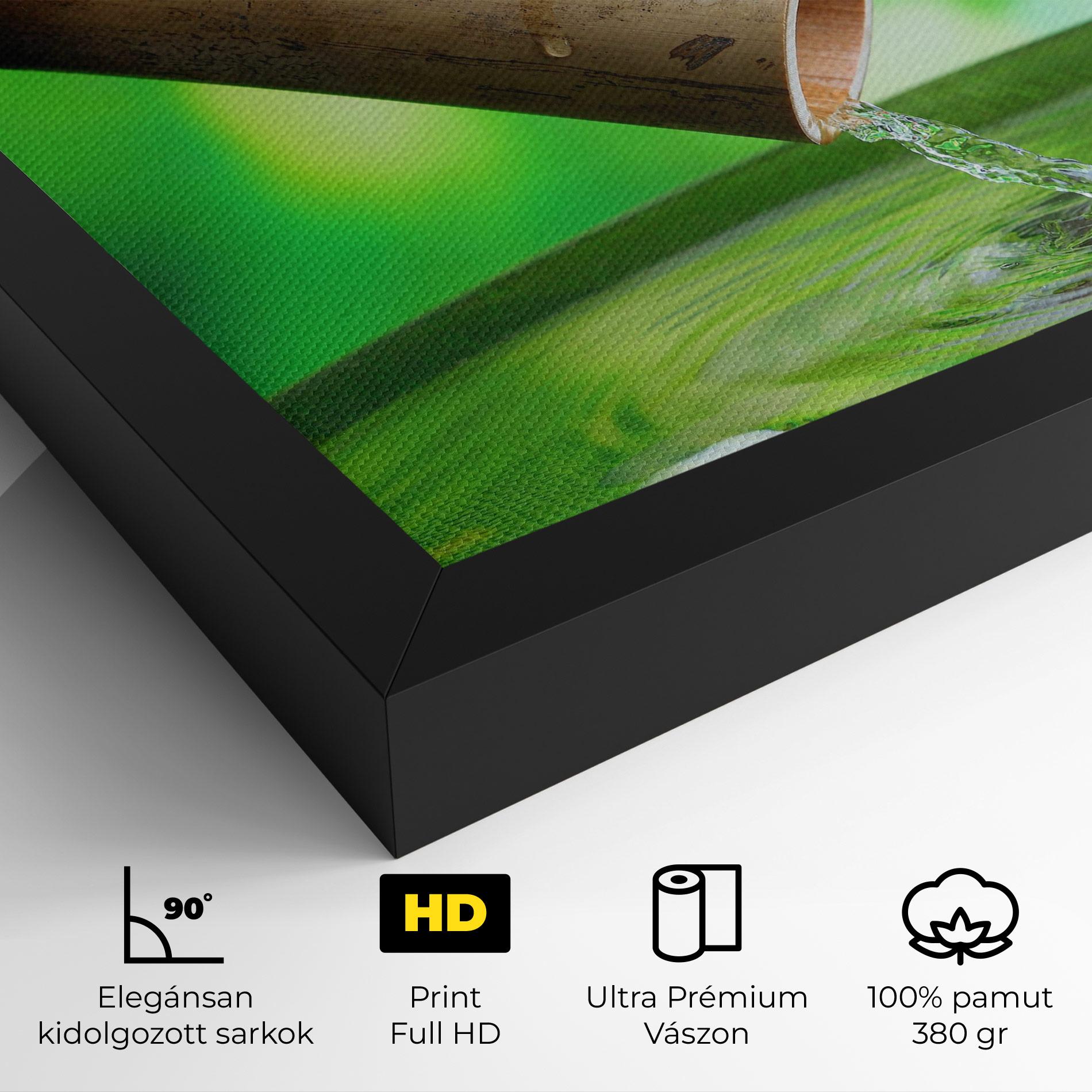 Vászonkép Bamboo Fountain mockup 4