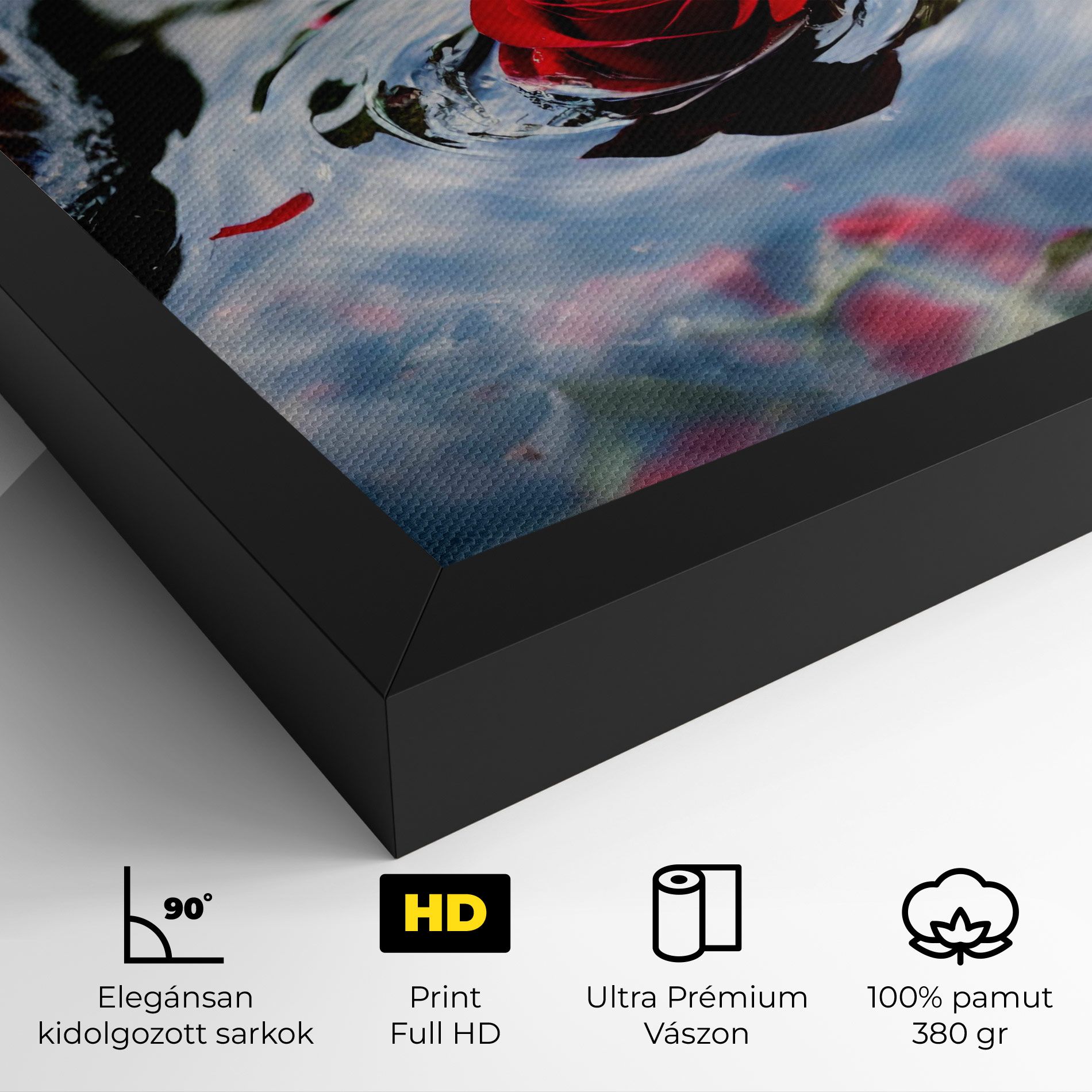 Floating Water Rose mockup 4