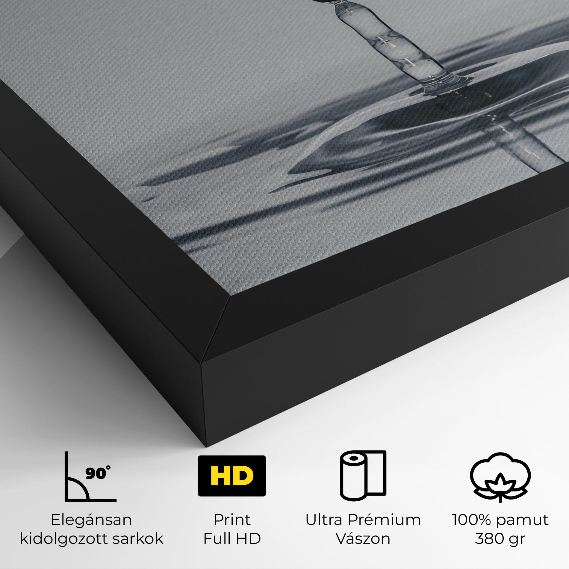 Vászonkép Grey Water Drop mockup 4