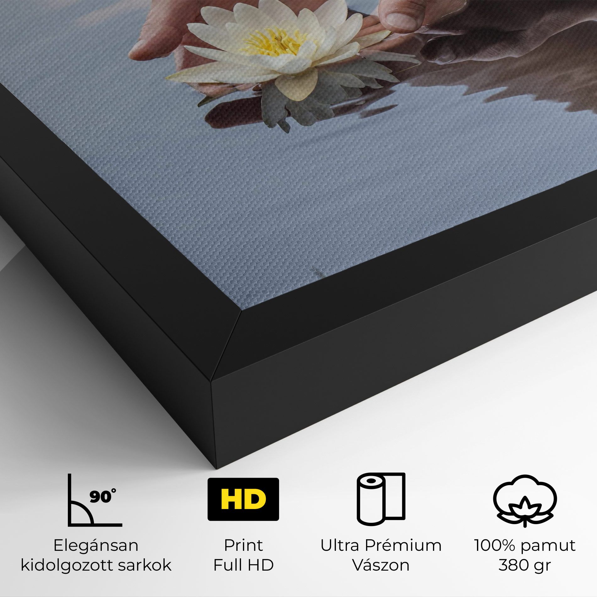 Holding Lake Flower mockup 4