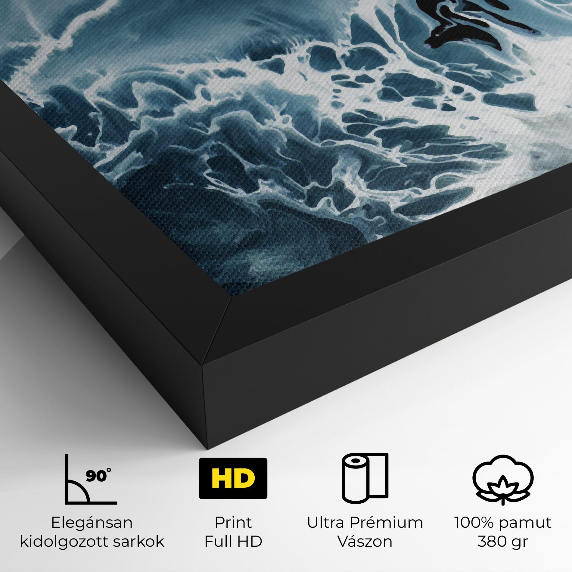 Vászonkép Light Blue Ocean mockup 4