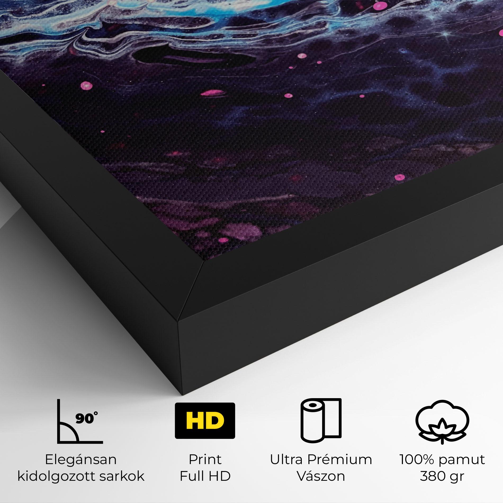 Vászonkép Purple Blue Water mockup 4